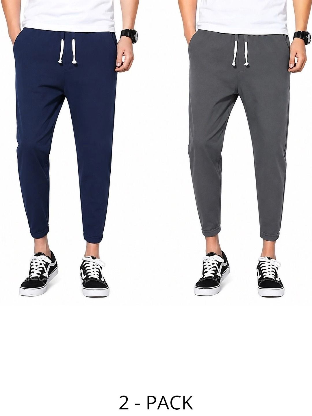MFB Men Pack of 2 Regular Fit Dry Fit Training Joggers-picture-27