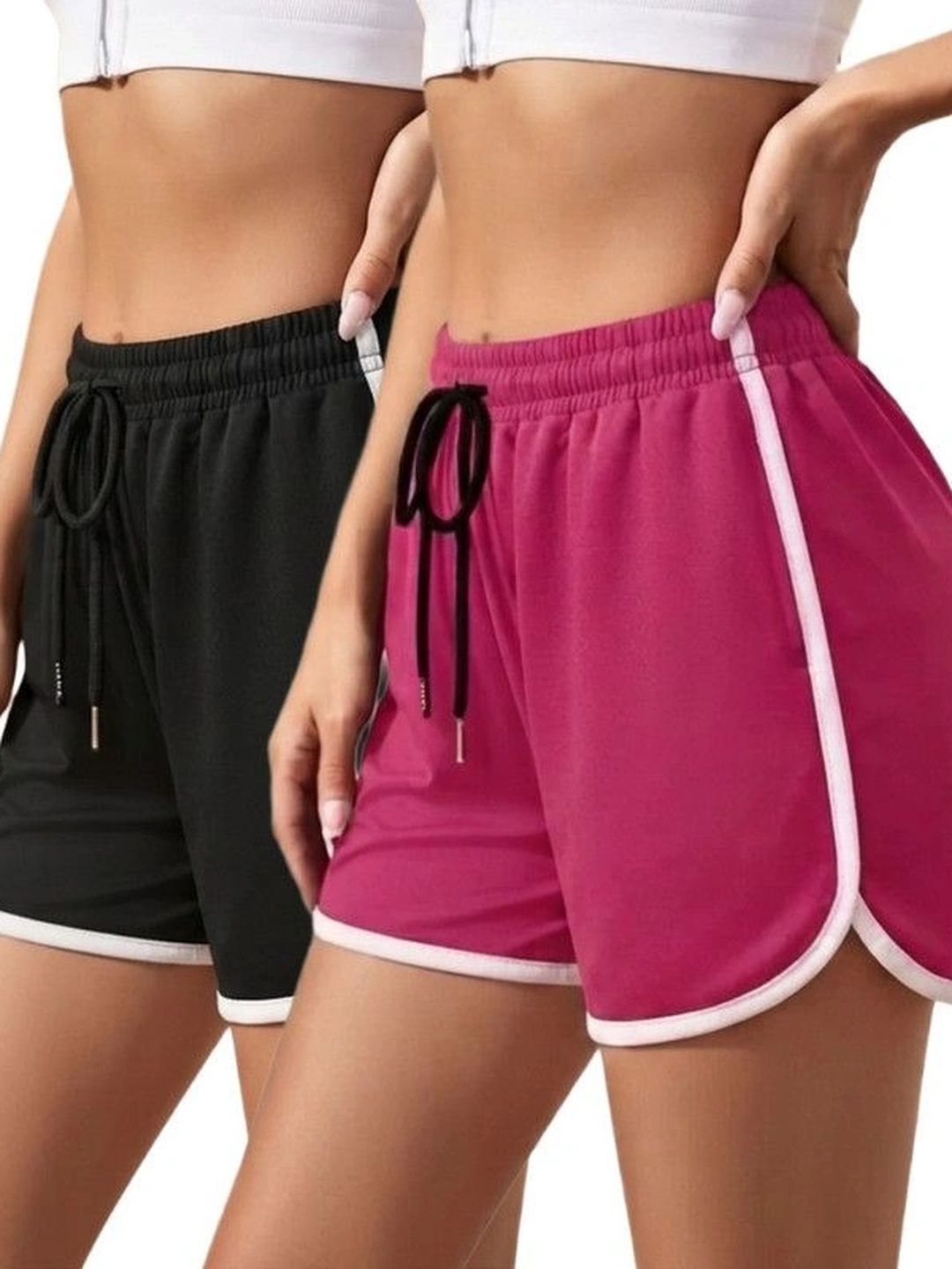 AYVINA Women High-Rise Sports Shorts-picture-21