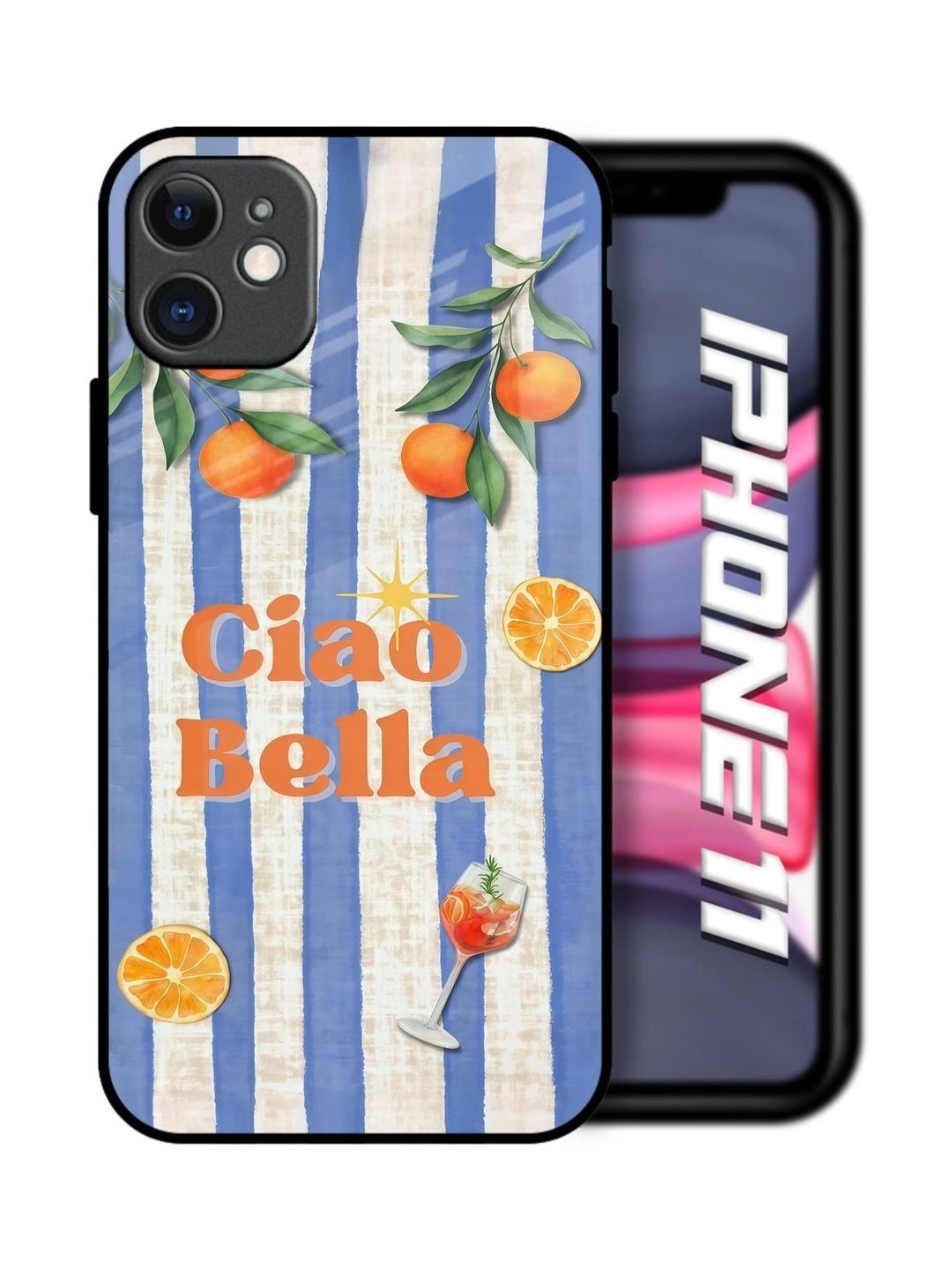QRIOH Conversational Printed iPhone 11 Back Case Mobile Accessories-picture-22