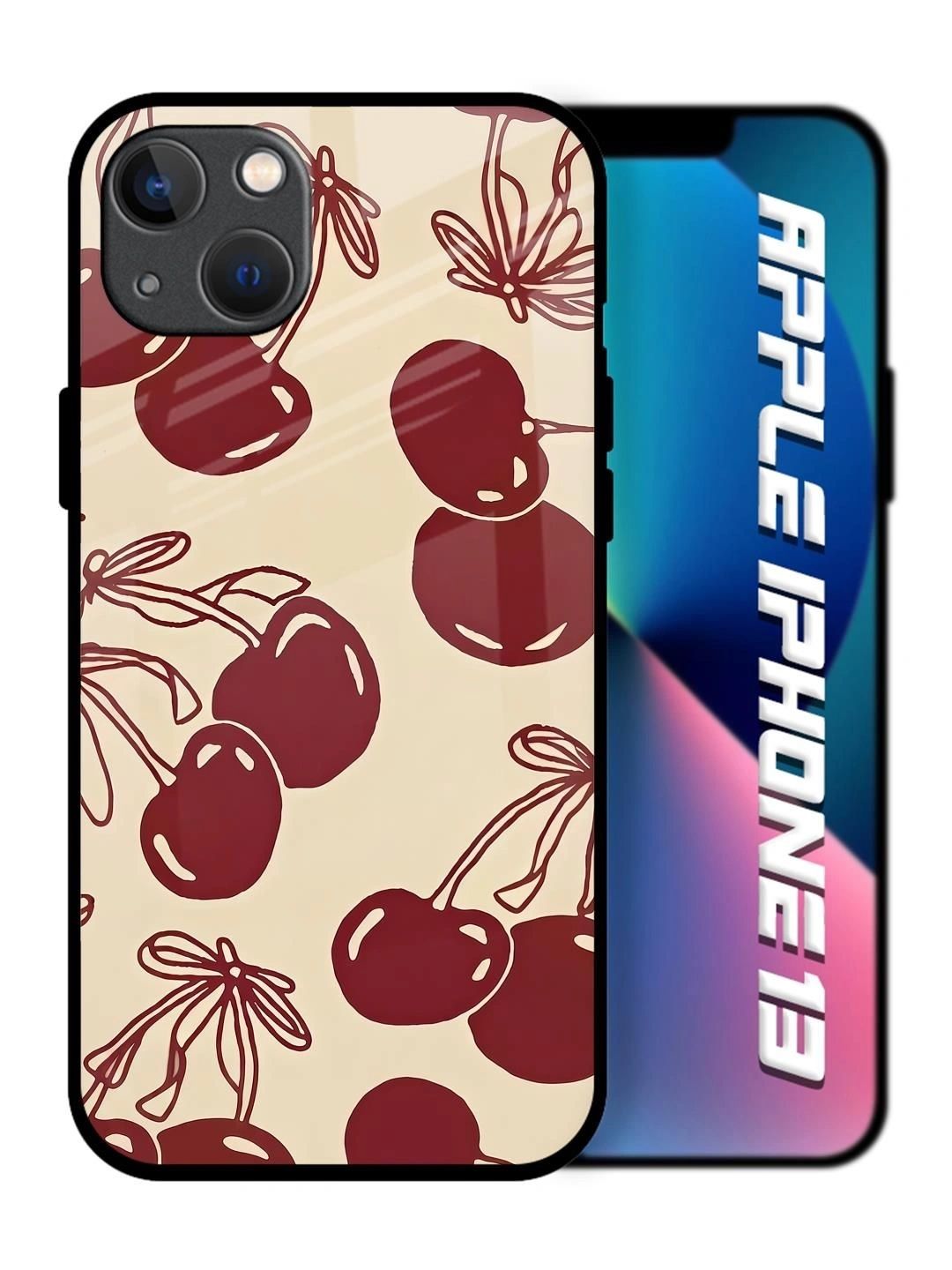 QRIOH Floral Printed iPhone 13 Back Case Mobile Accessories-picture-28