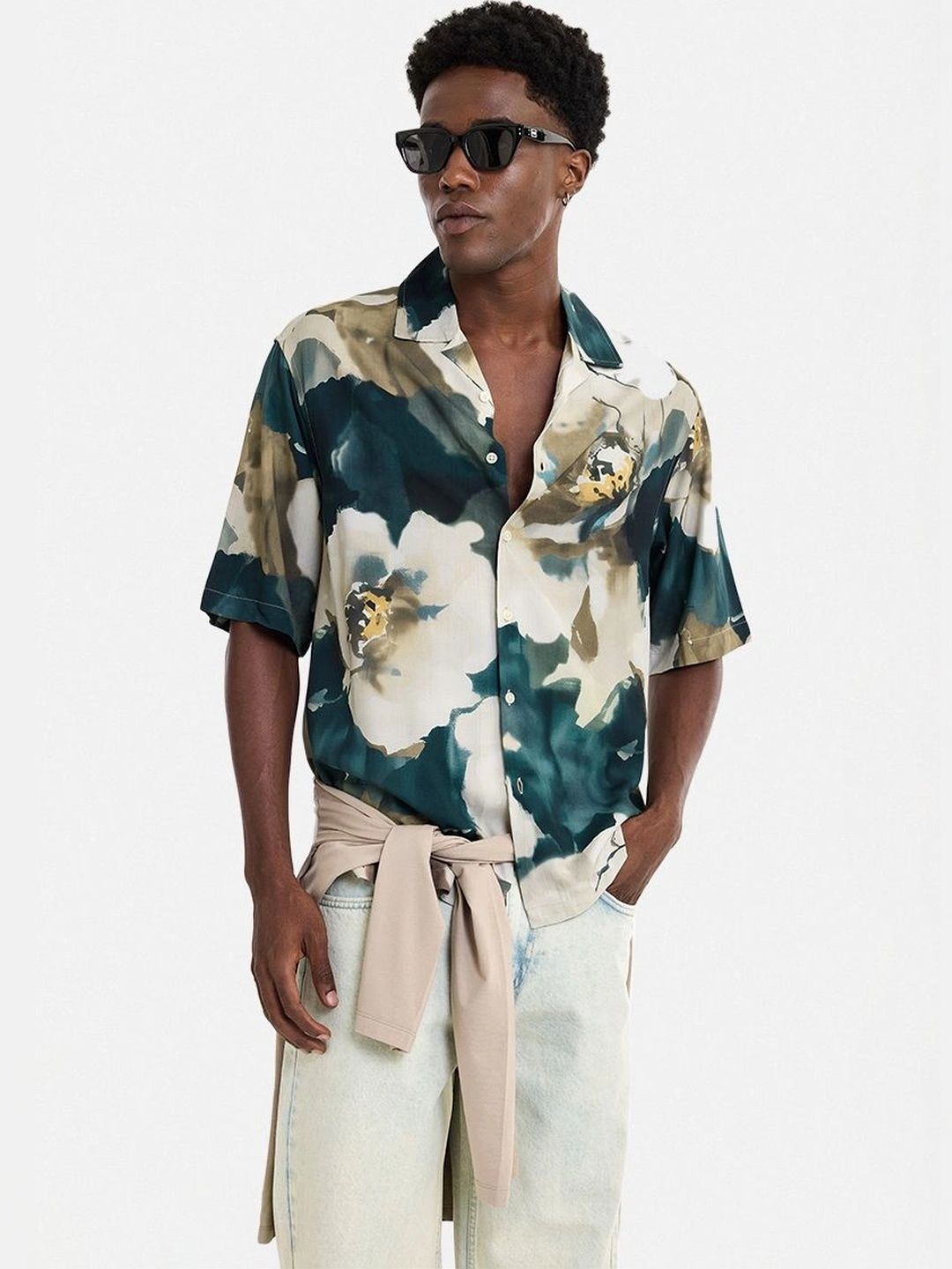 Snitch Men Floral Printed Casual Shirt-image-30