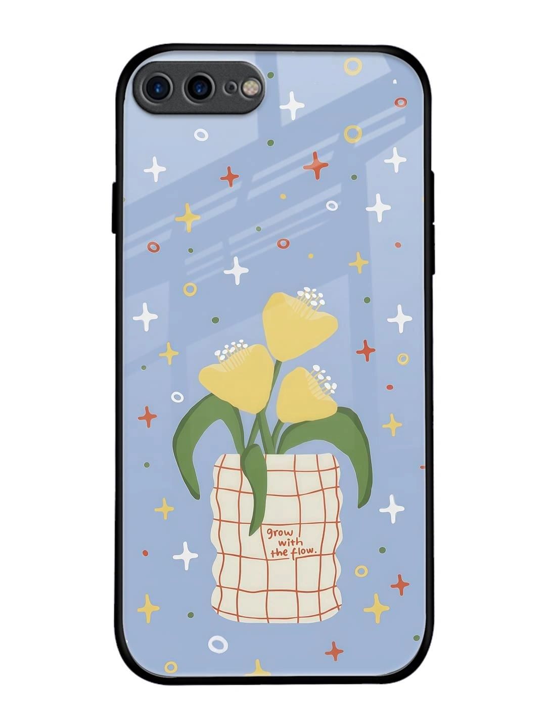 QRIOH Floral Printed iPhone 7 Plus Back Case Mobile Accessories-image-47