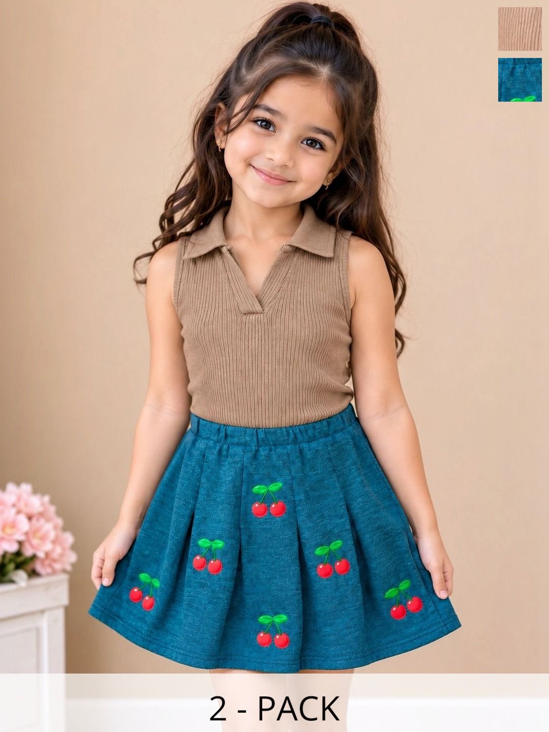 Ninas Girls Top with Skirt-picture-28