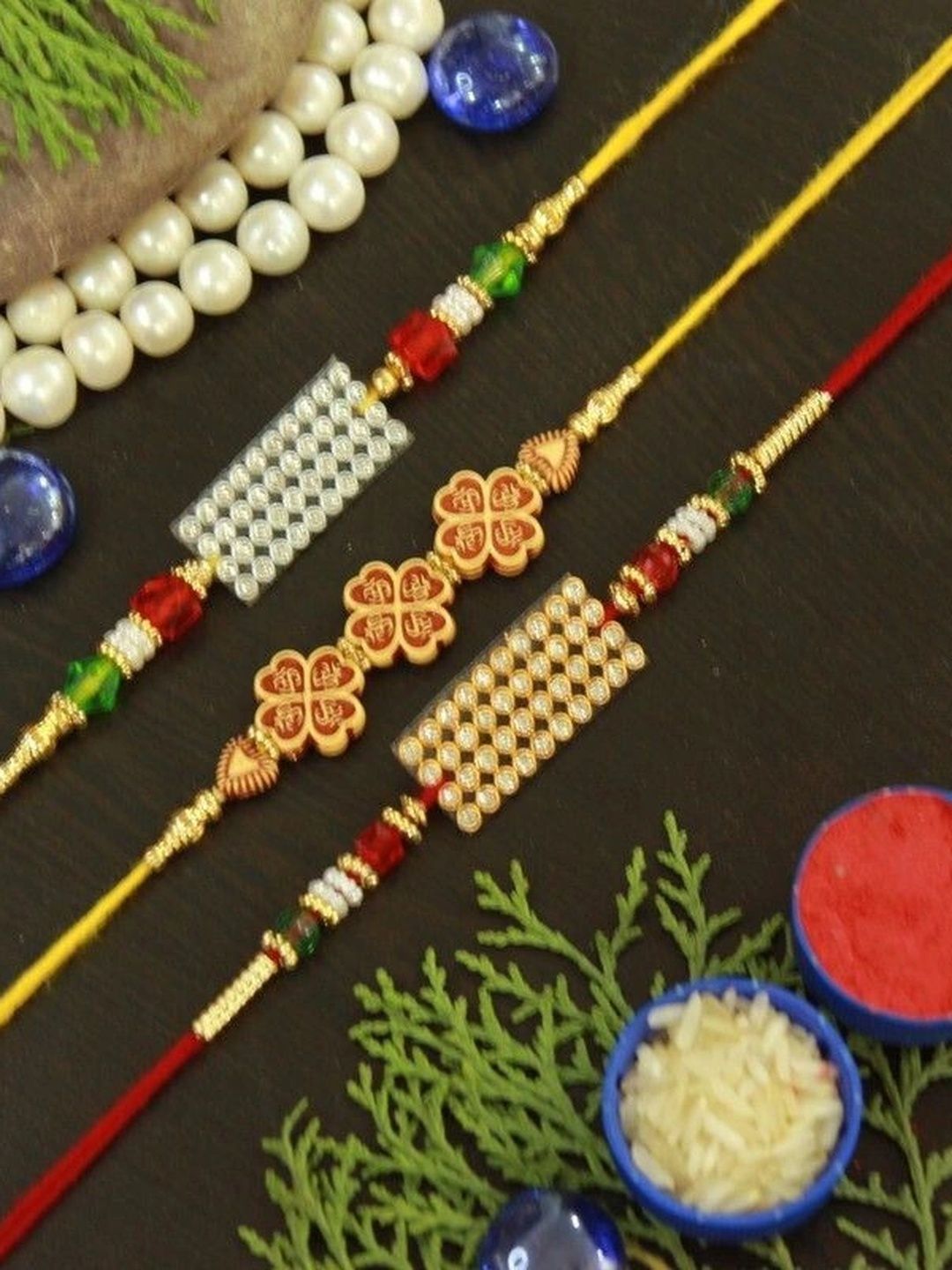 Sangria Thread Rakhi-picture-36