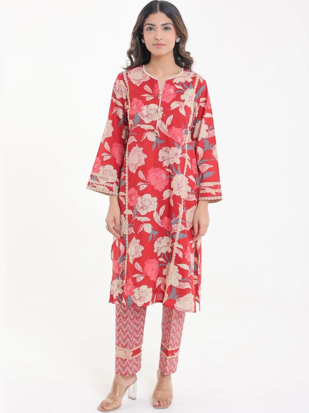 Chhaap tilak Floral Printed Pure Cotton Handloom Kurti-picture-13