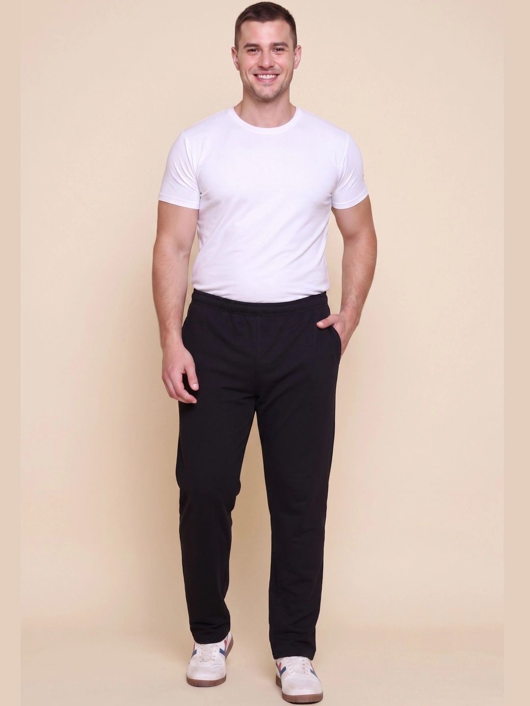 Mast & Harbour Men Regular Fit Training Track Pants-picture-53