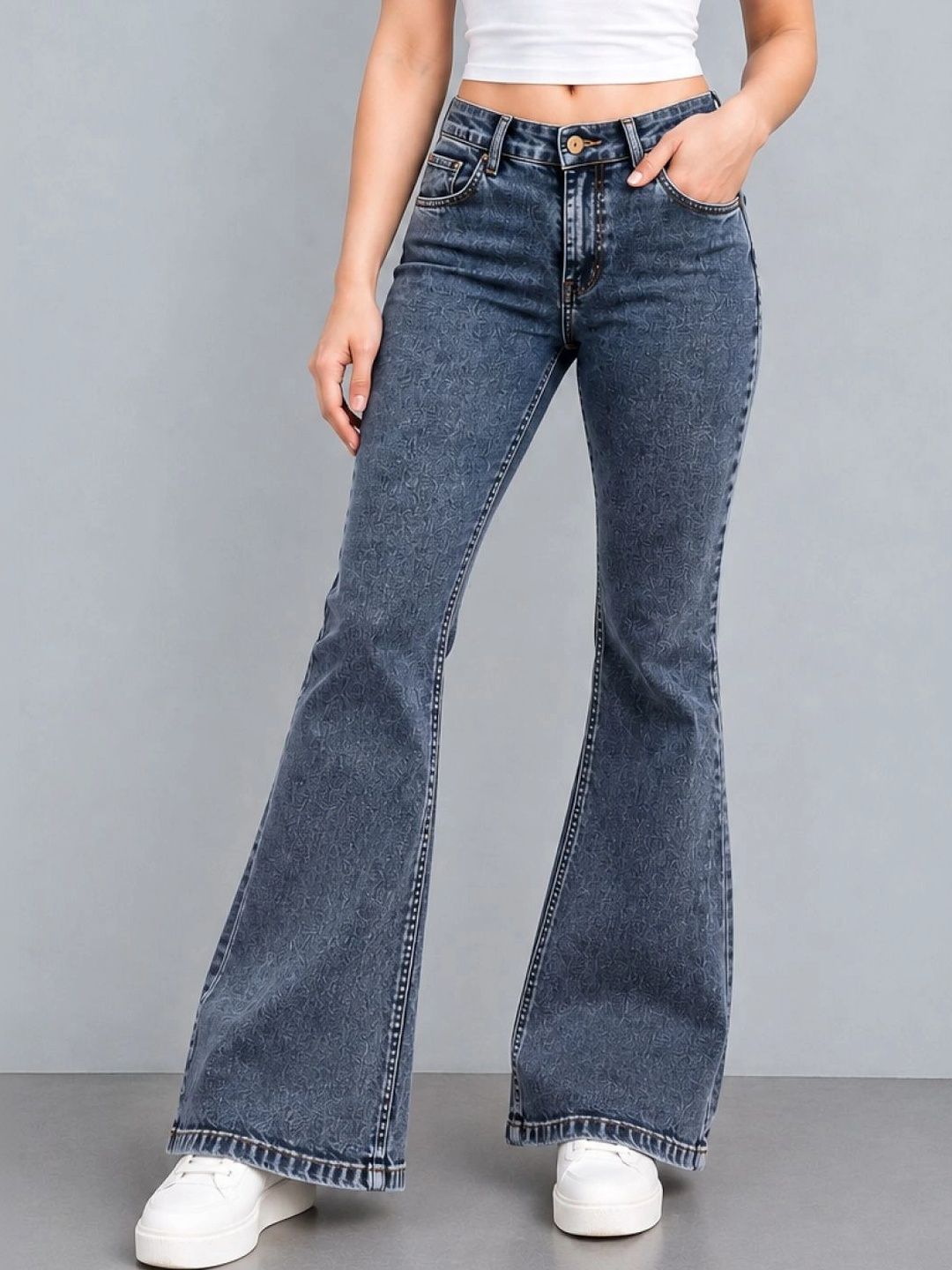 VARNI ENTERPRISE Women Jean Bootcut High-Rise Stretchable Jeans-picture-56