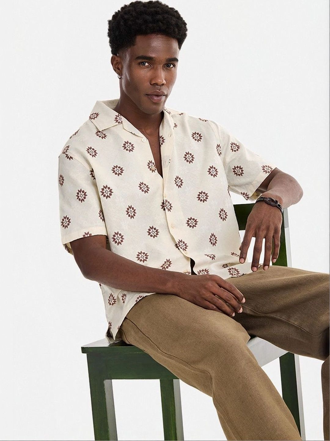 Snitch Men Boxy Printed Casual Shirt-picture-12