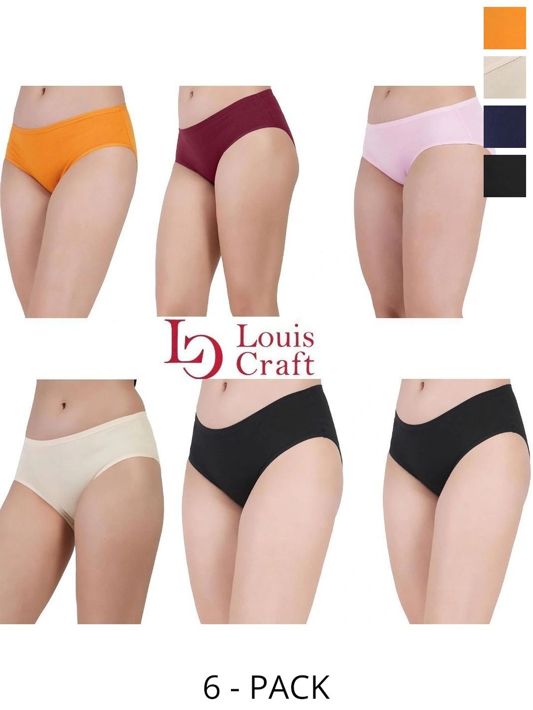Bebron Women Pack of 6 Assorted Bikini-picture-22
