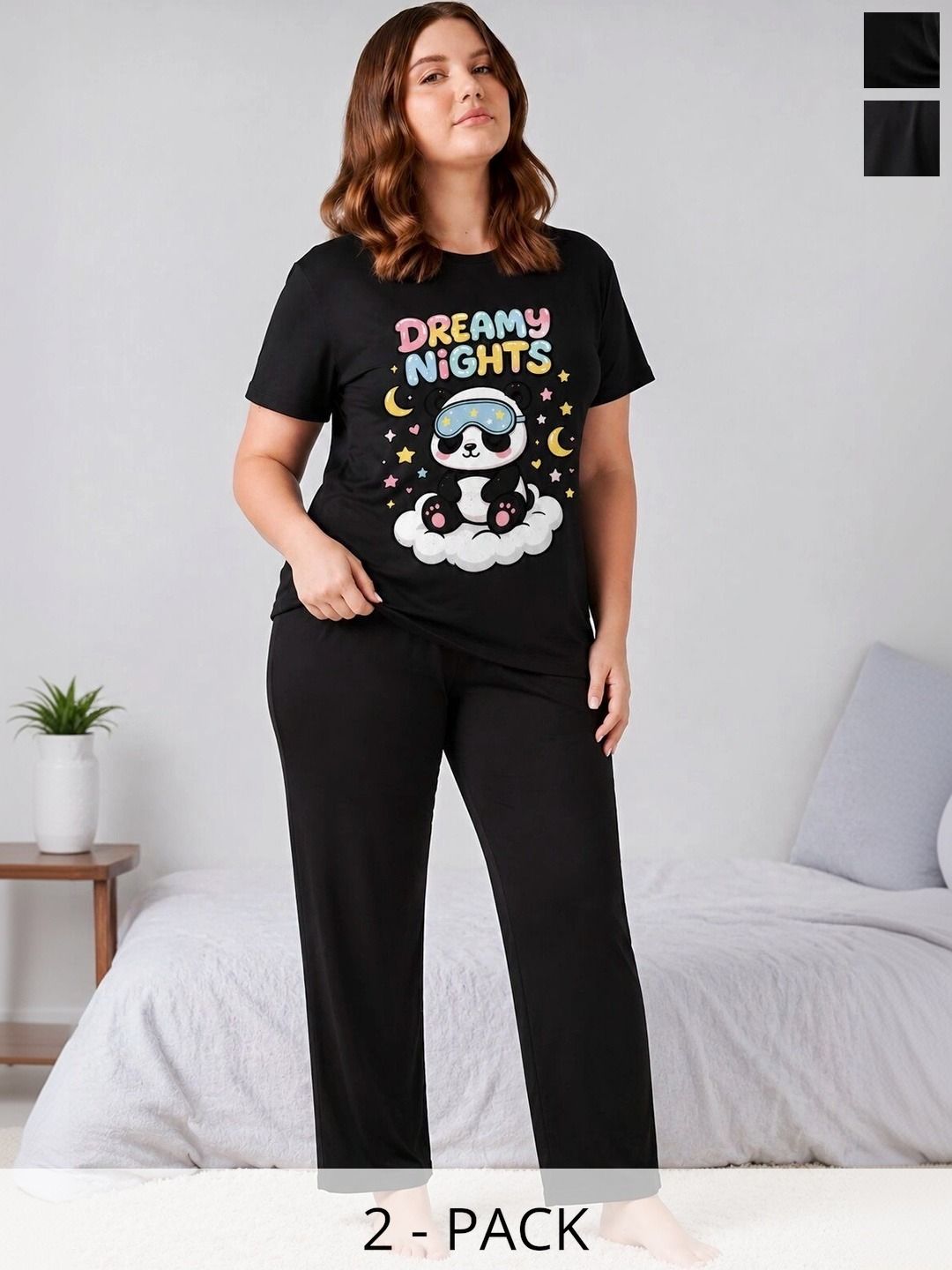 ELVIA Women Printed Night suit-picture-10