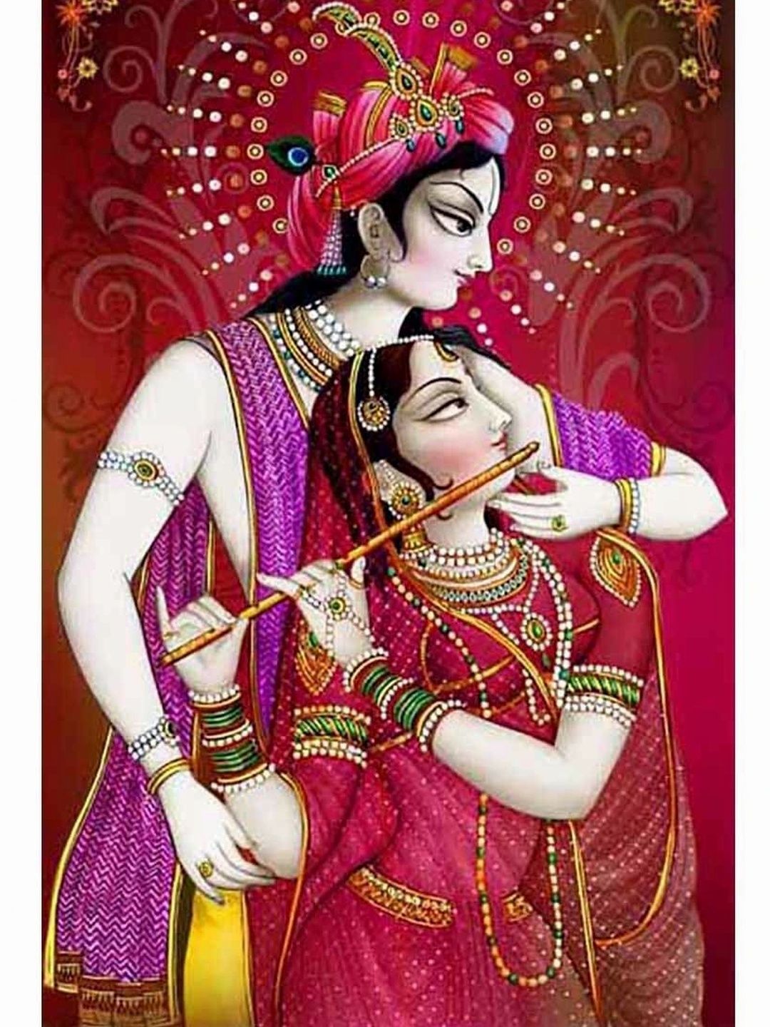 PnF Multicoloured Synthetic Wood Religious Wall Paintings-picture-37