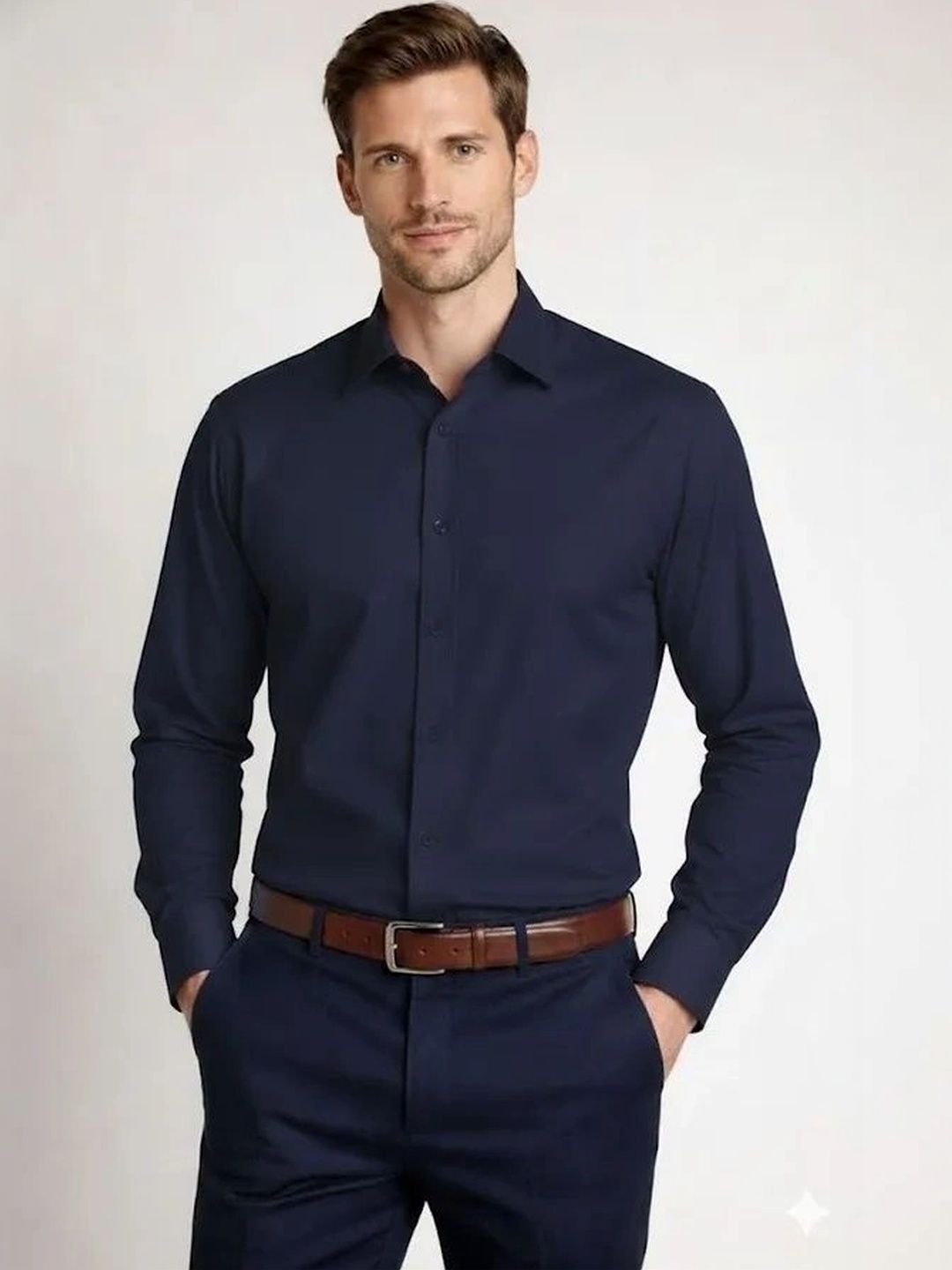 bds men relaxed formal shirt