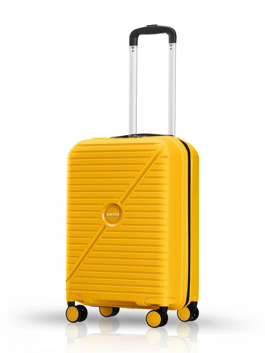 Snitch Textured Hard Sided Cabin Trolley Bag - 48 L-picture-27