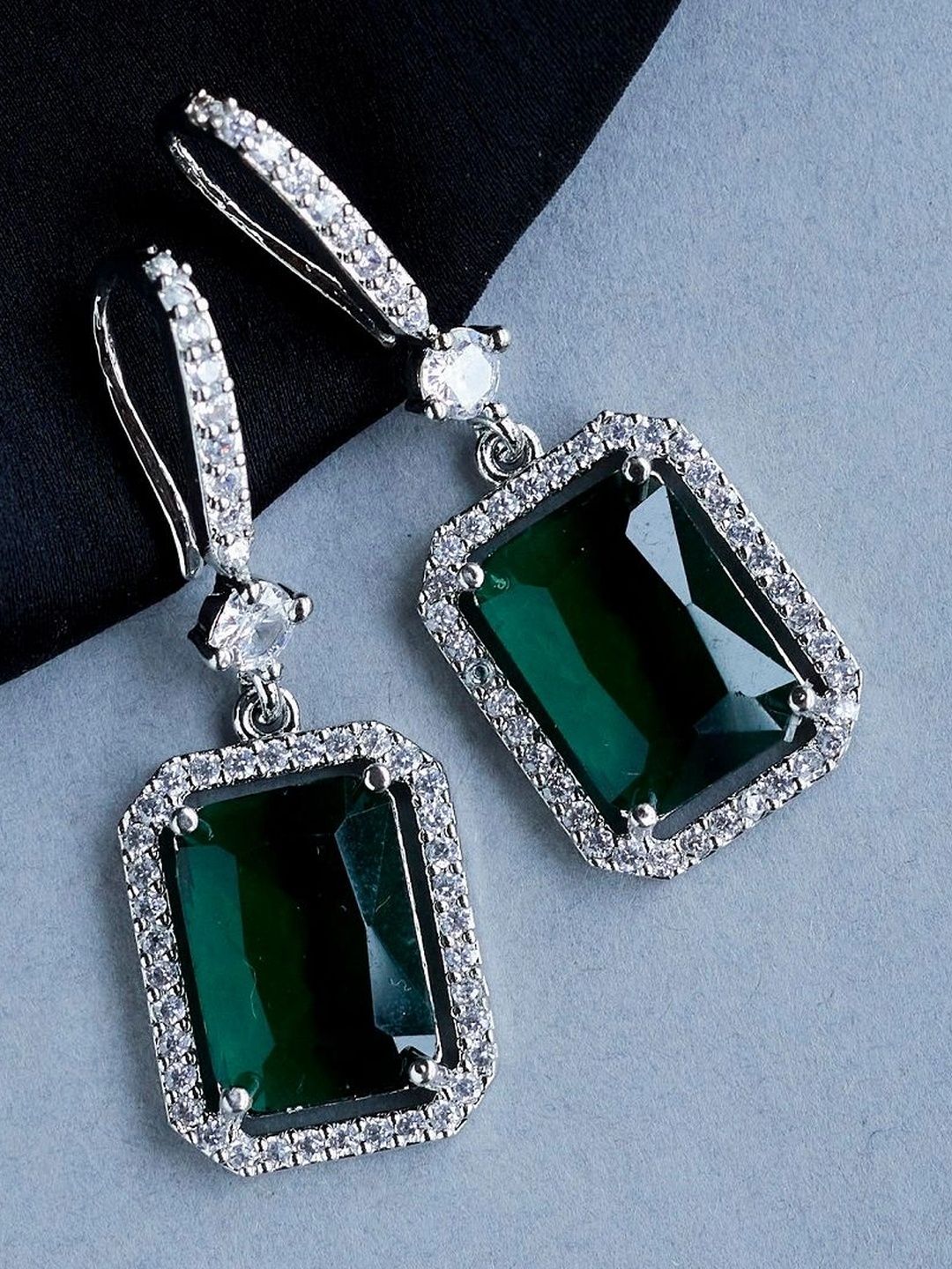 Opal Touch Geometric Drop Earrings-picture-31