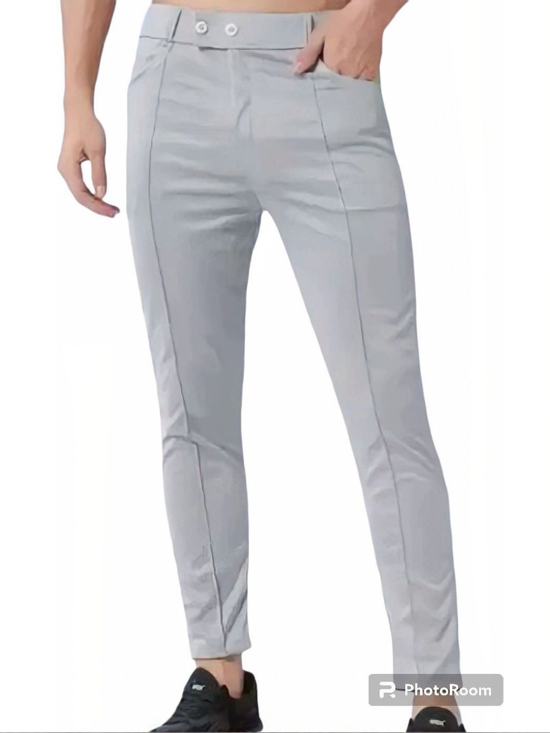 Nk staylish Men Smart Slim Fit Trousers-picture-50