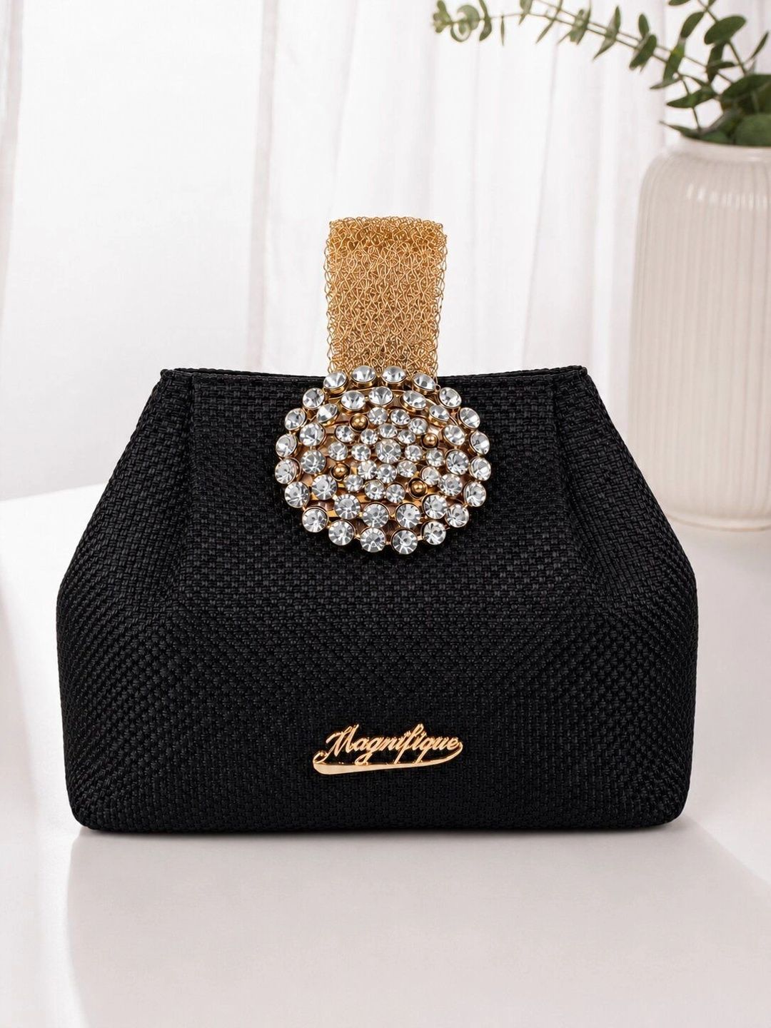 MAGNIFIQUE Textured PU Handheld Bag-image-42
