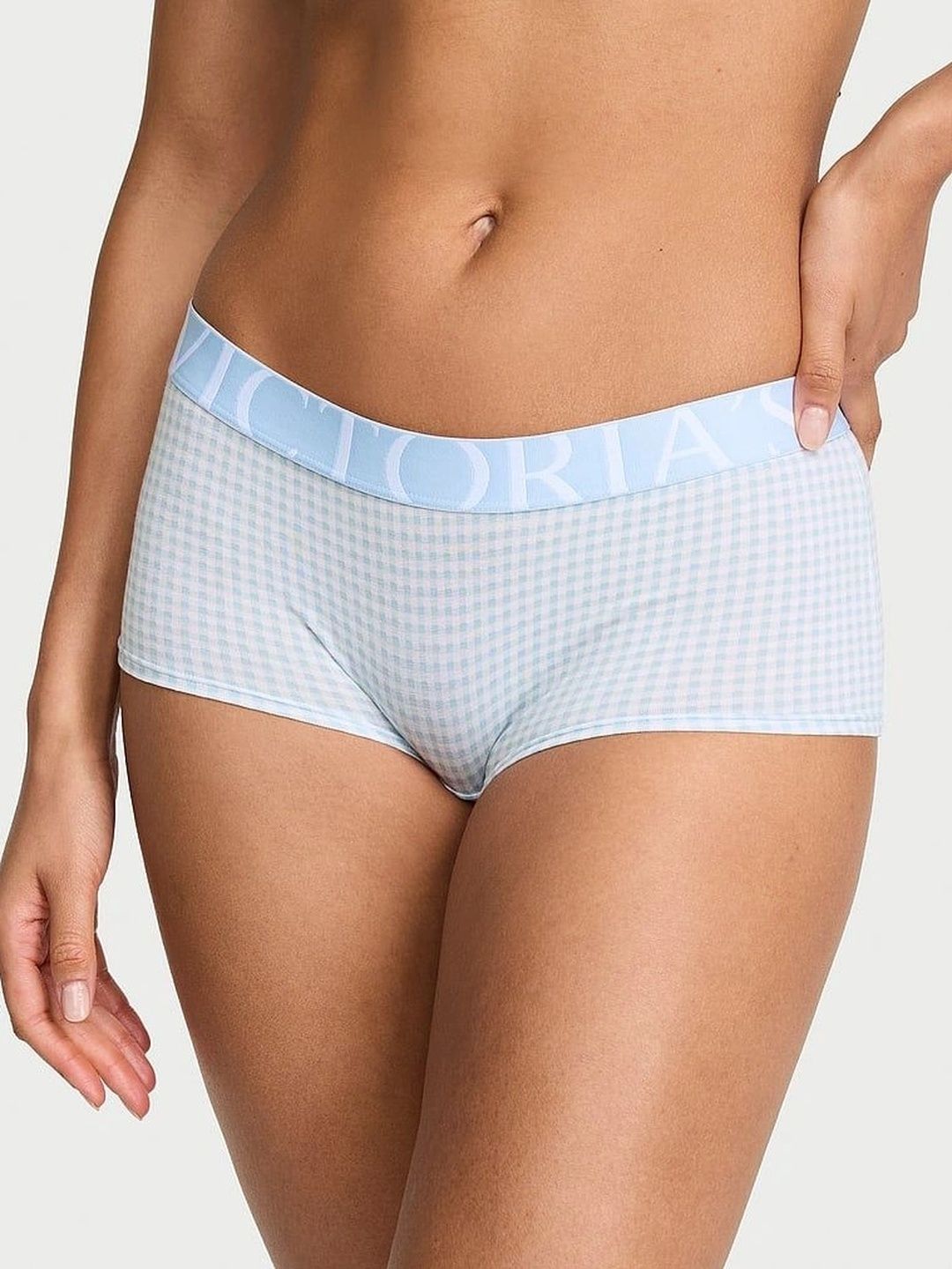 Victoria's Secret Women Checked Boy Shorts-image-21