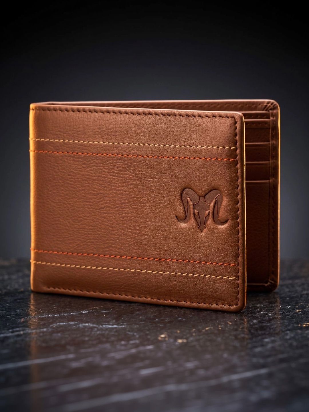 Aries Men Textured Leather Two Fold Wallet-picture-21