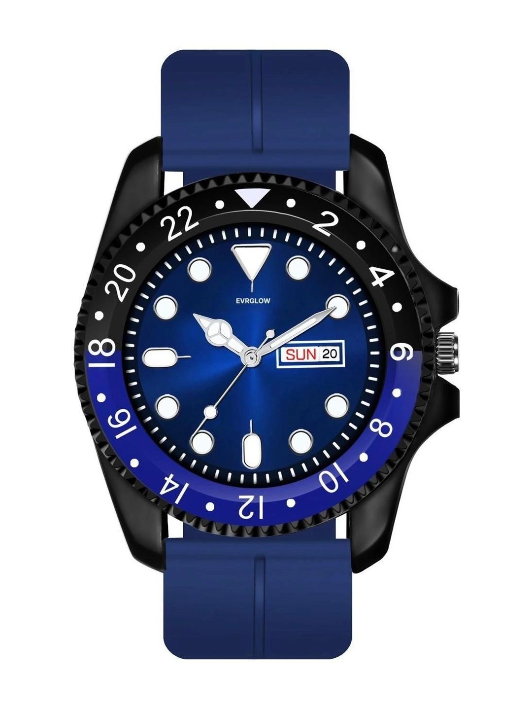 EVRGLOW Boys Dial & Stainless Steel Straps Analogue Watch EVM-019-FULL BLUE-image-16