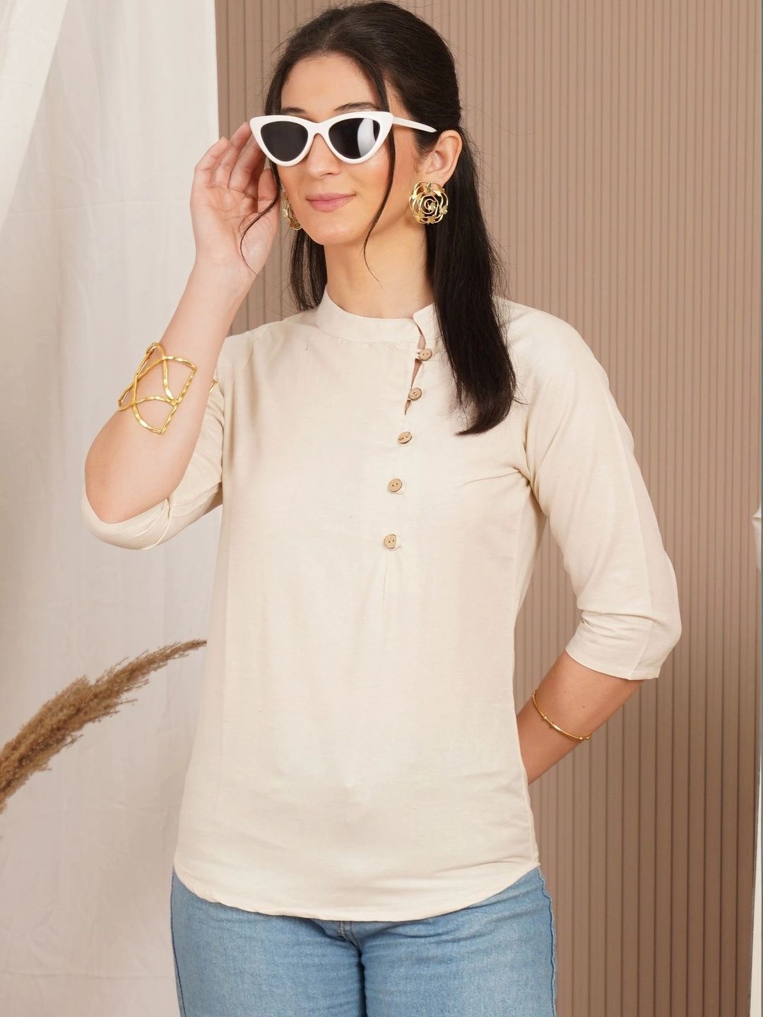 KALINI Cotton Blend Top-picture-33