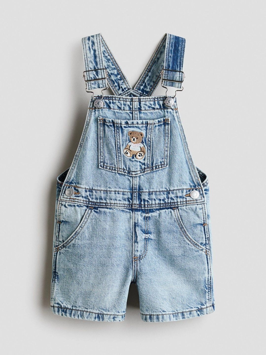 H&M Girls Washed Denim Shorts Technology-picture-51