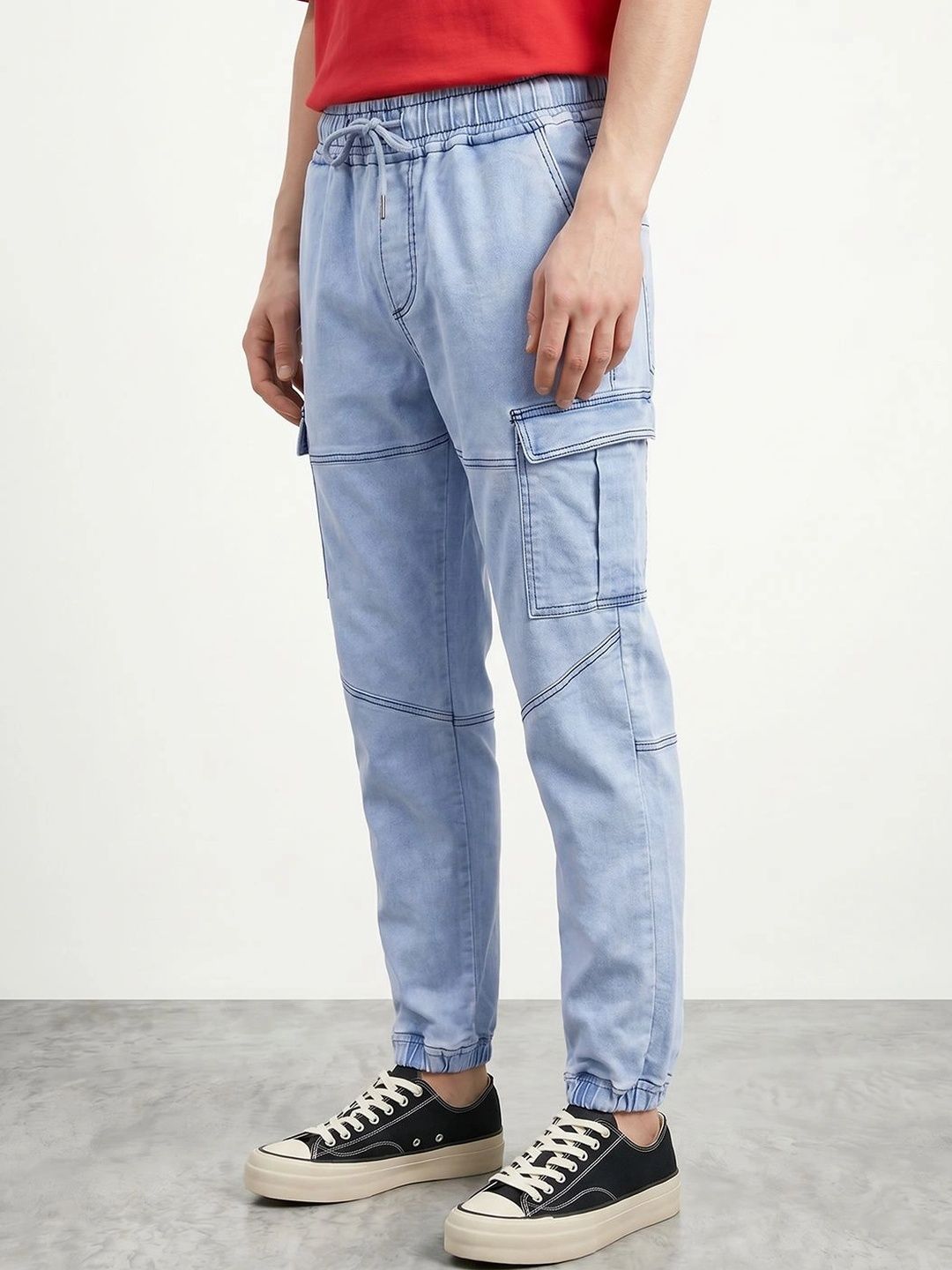 R&B Men Slim Fit Mid-Rise Stretchable Jeans-picture-37