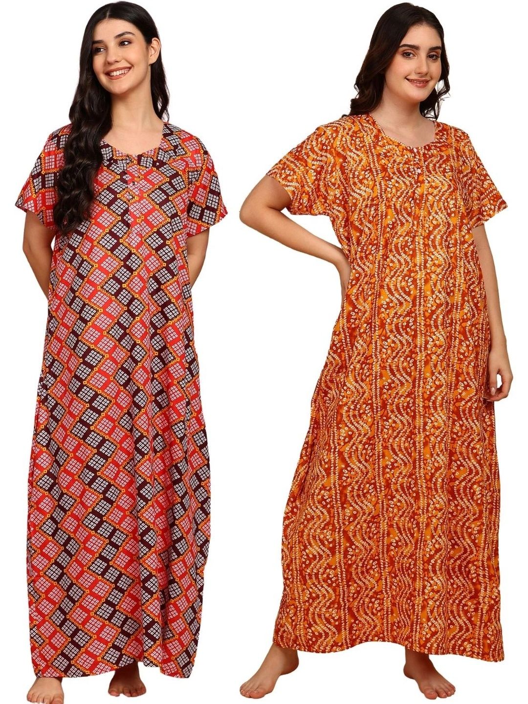 KBNBJ Printed Maxi Nightdress-picture-41
