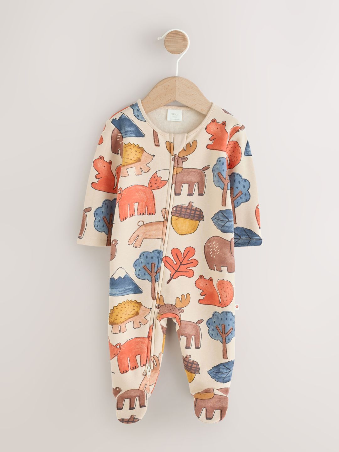 NEXT Boys Animal Graphic Printed Sleepsuit-picture-39