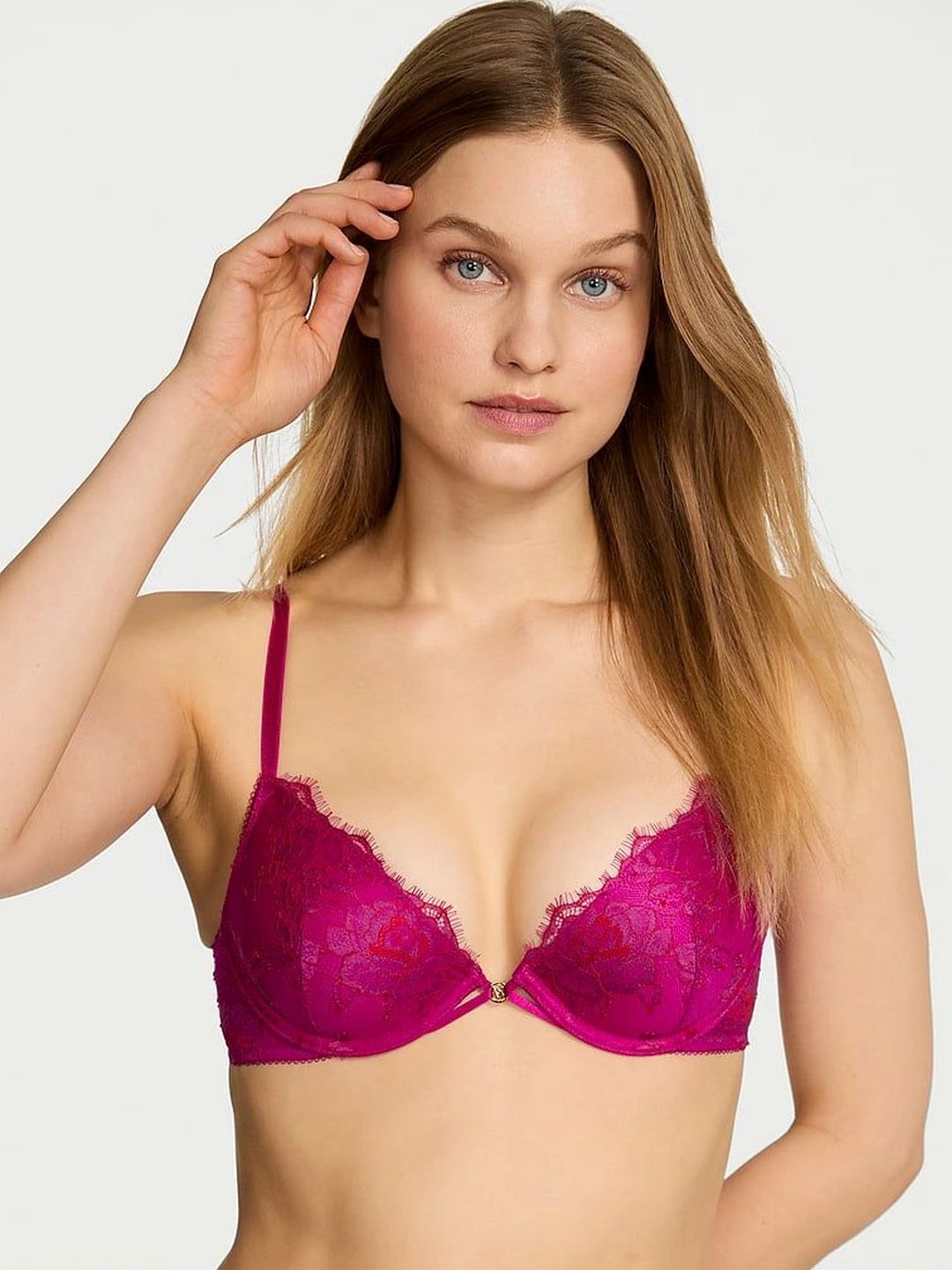Victoria's Secret Floral Bra Medium Coverage Underwired Lightly Padded-picture-48
