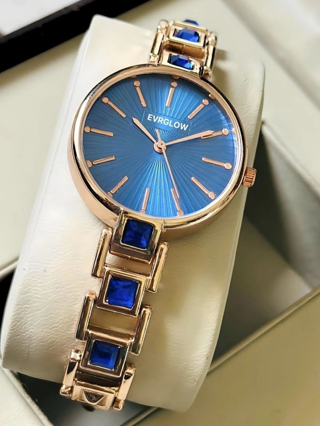 EVRGLOW Girls Dial & Stainless Steel Bracelet Style Straps Analogue Watch CKK-BLUE-picture-53