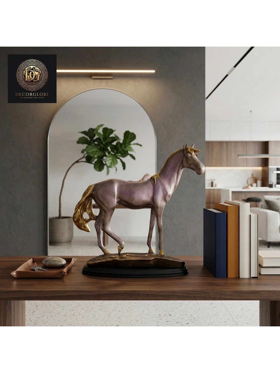 DecorGlobe Beige Figurine Showpiece-picture-41