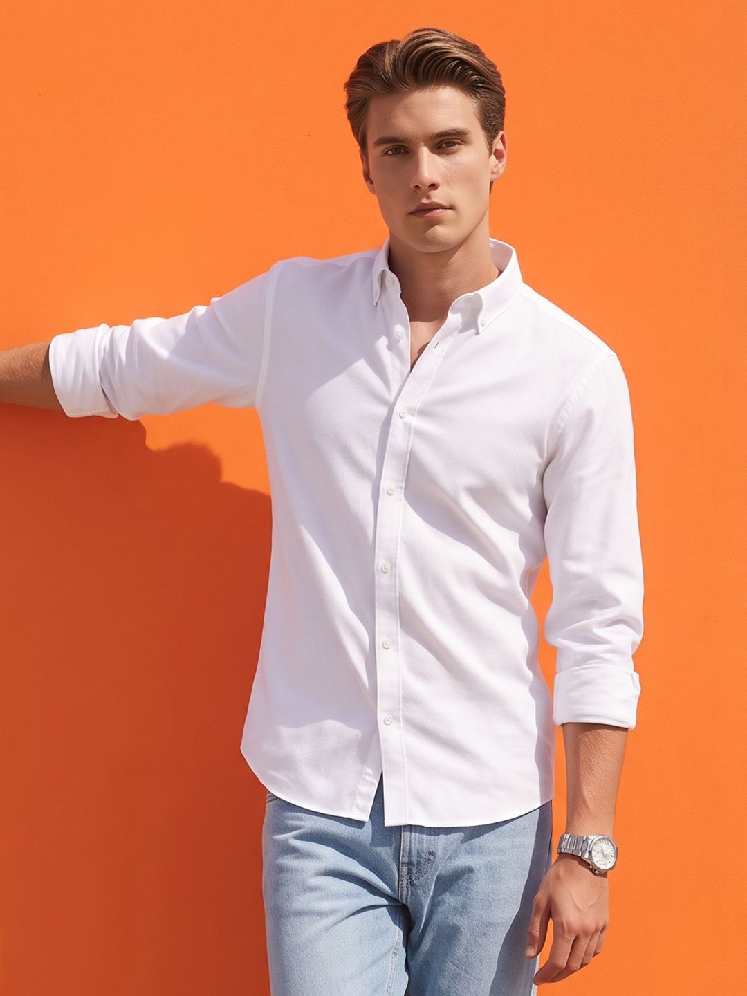 Nautica Slim Fit Pure Cotton Casual Shirt-picture-30