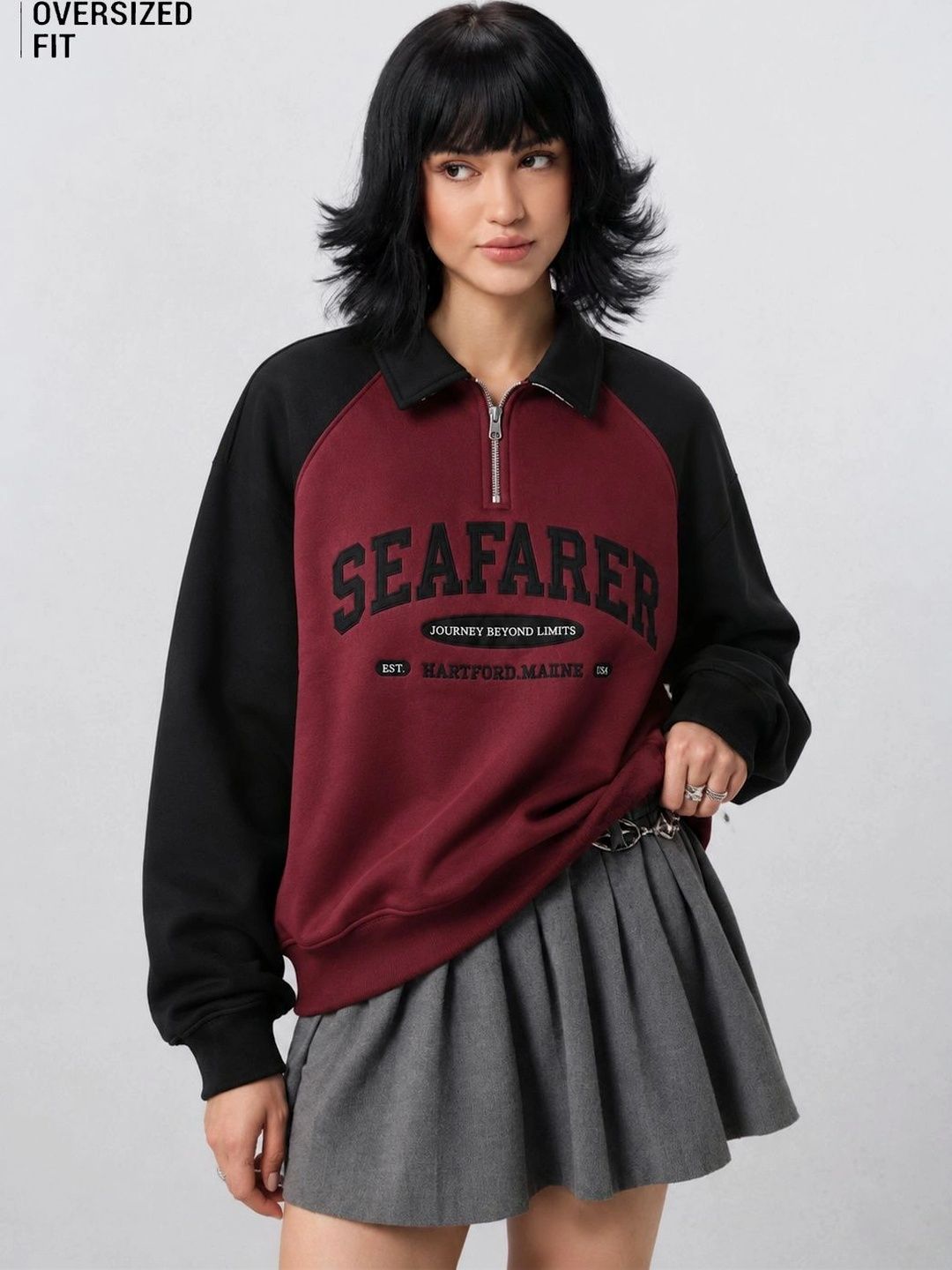 ZEN1 FASHION Women Colourblocked Sweatshirt-picture-48