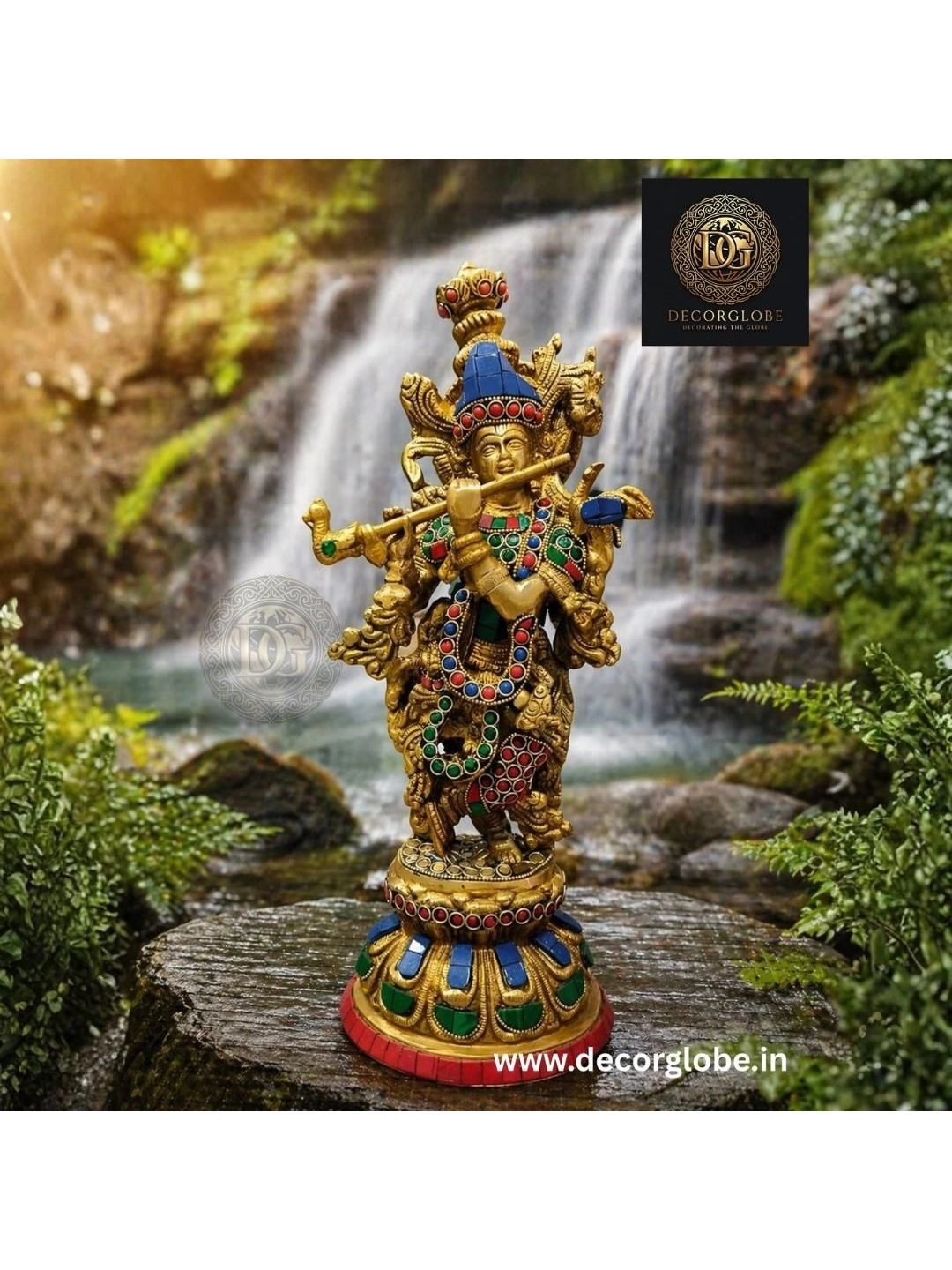 DecorGlobe Multicoloured Religious Idol Showpiece-picture-13