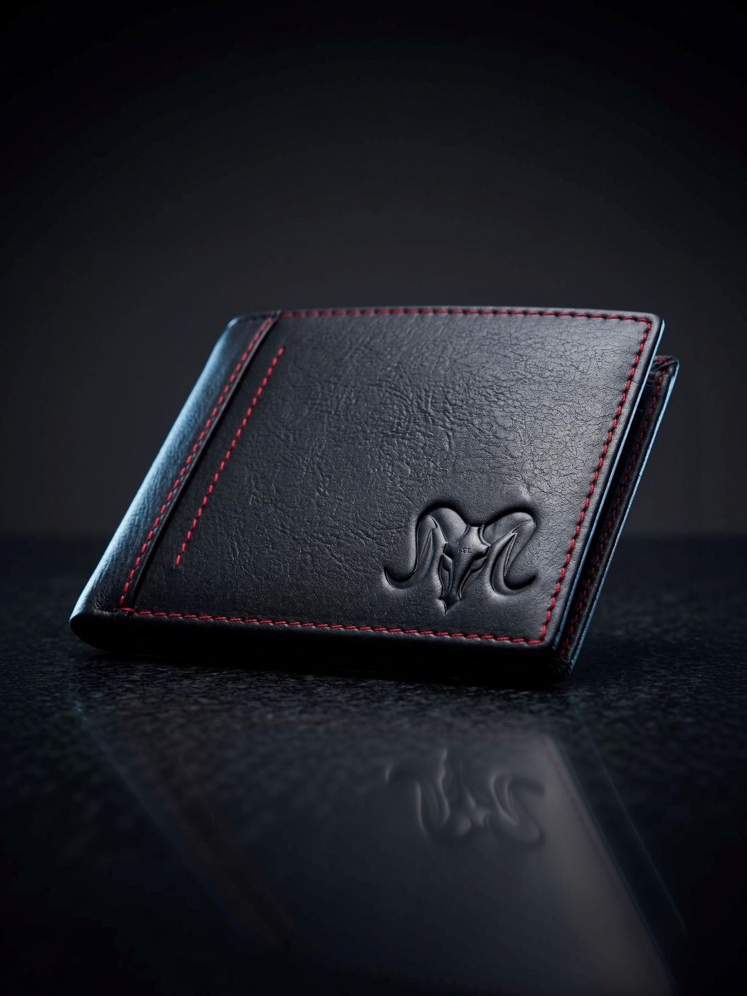 Aries Men Embellished Leather Two Fold Wallet-picture-18