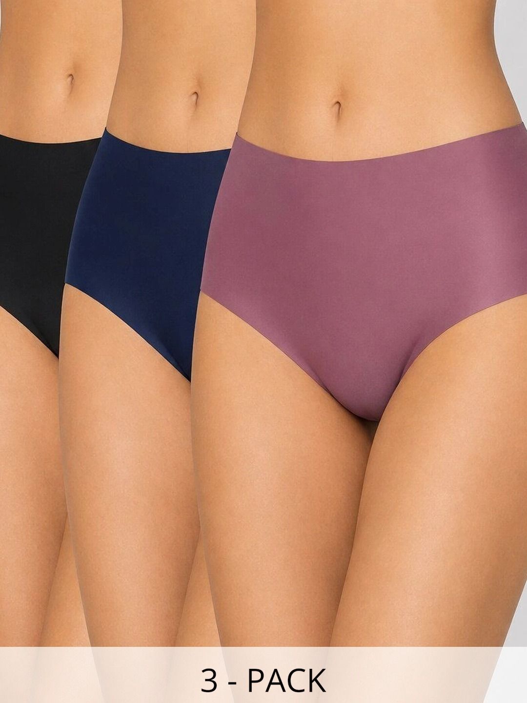 GLOVISH Women Pack of 3 Assorted Basic Briefs-picture-16
