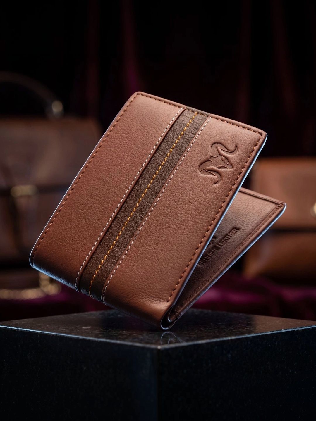 Aries Men Textured Leather Two Fold Wallet-picture-36