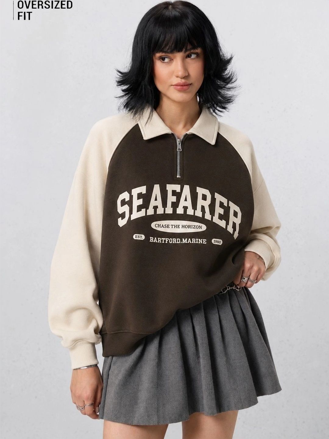 ZEN1 FASHION Women Colourblocked Sweatshirt-picture-15