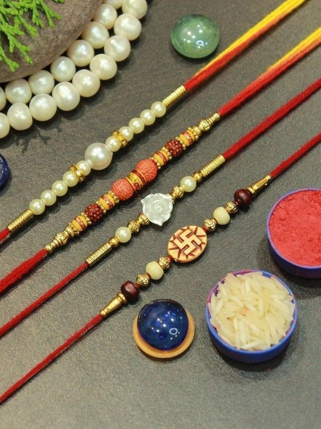 Sangria Thread Rakhi-picture-46