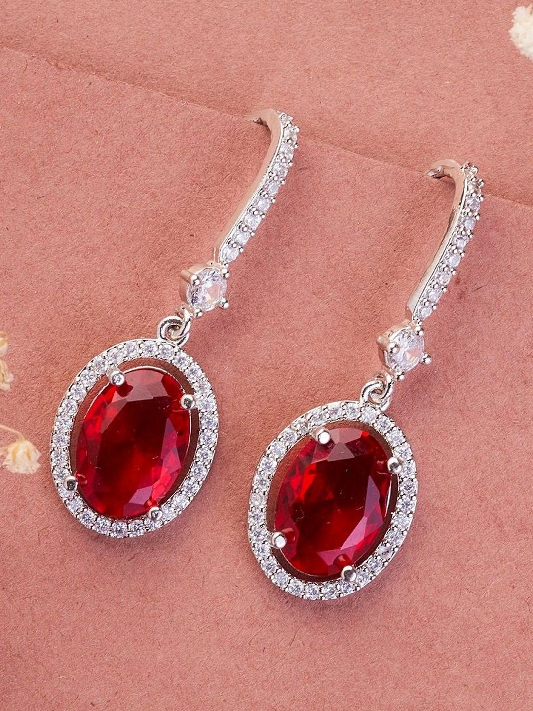 Opal Touch Oval Drop Earrings-picture-21