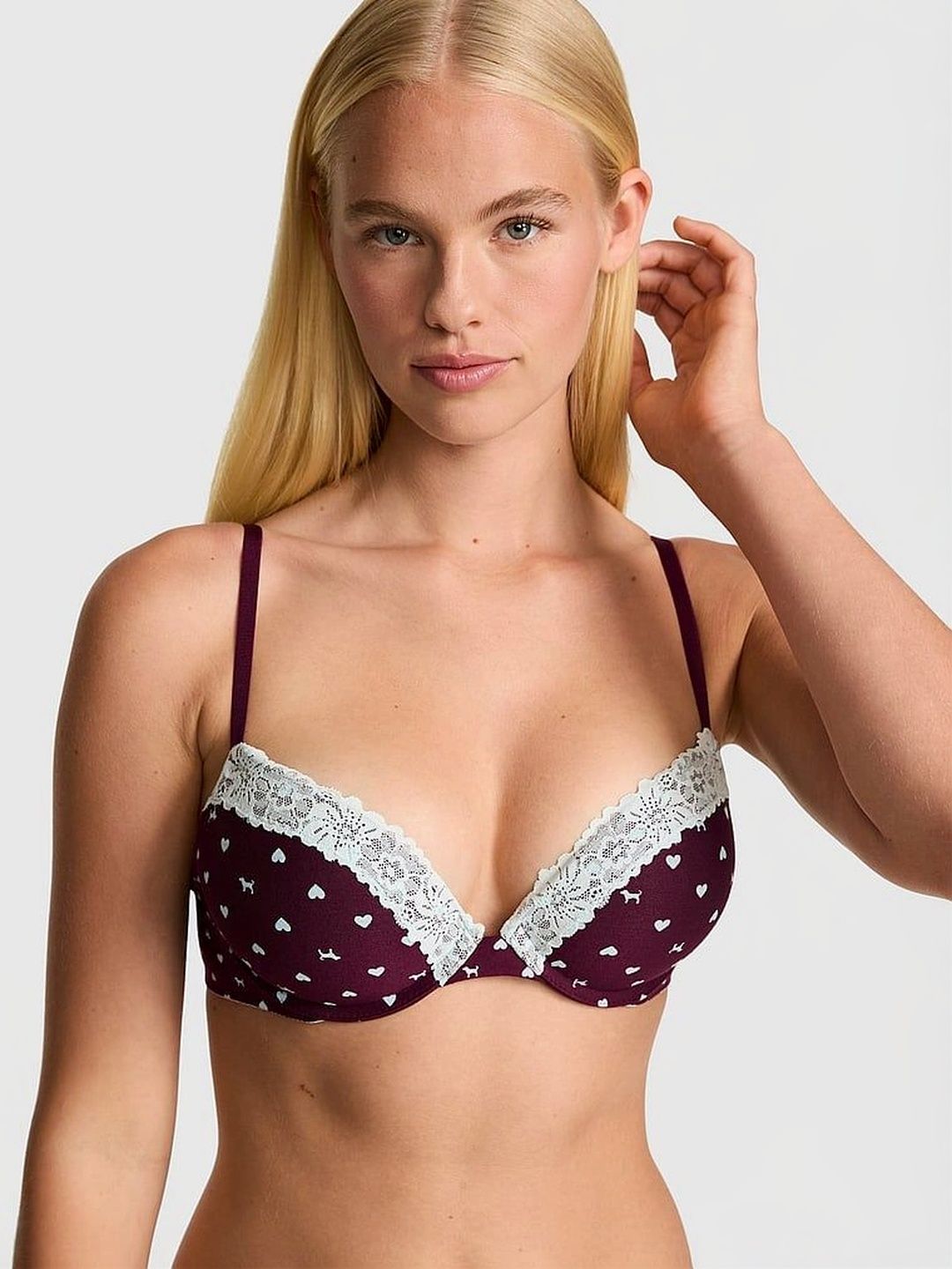 Victoria's Secret Abstract Bra Medium Coverage Underwired Heavily Padded-picture-50