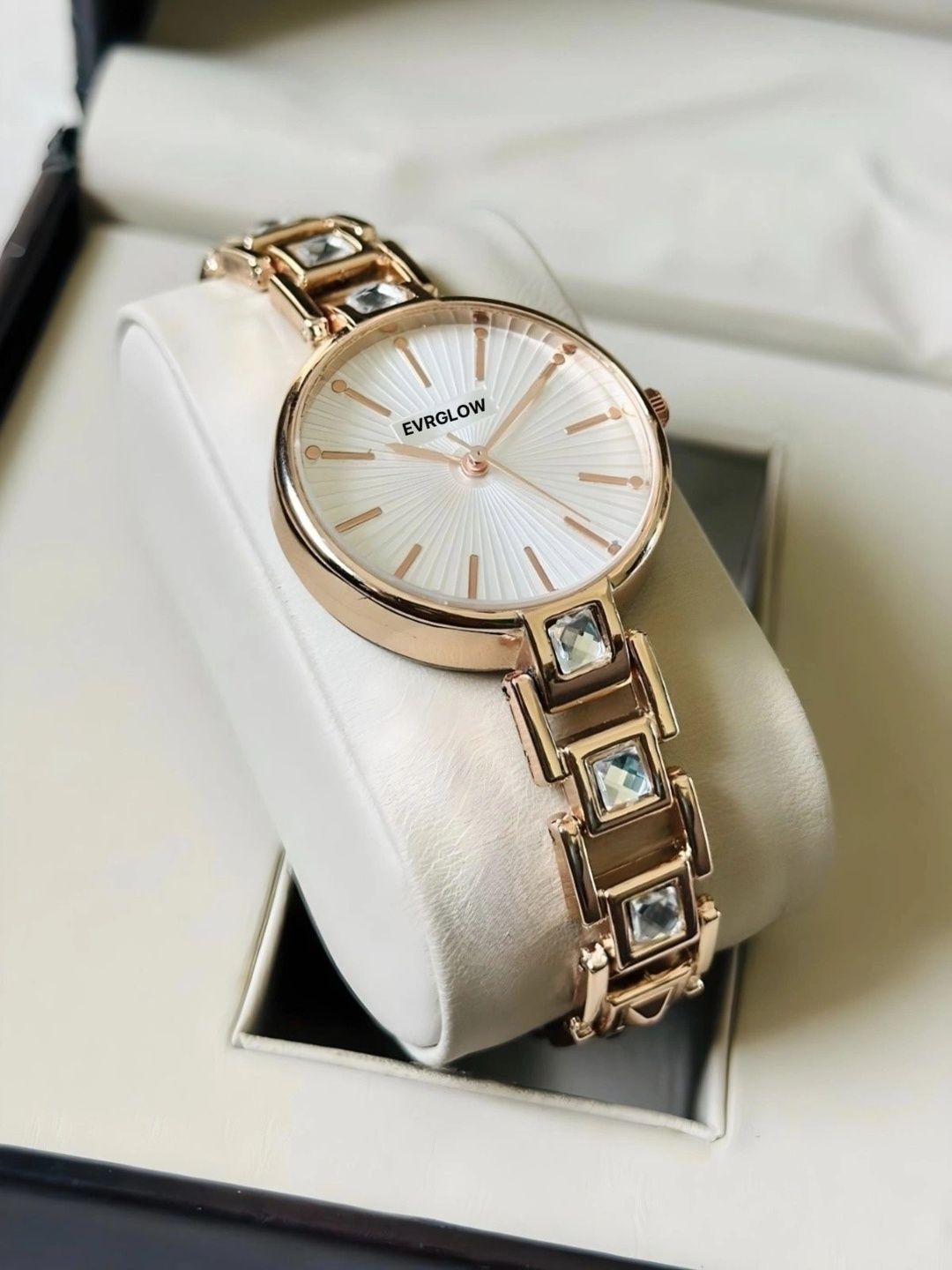 EVRGLOW Girls Dial & Stainless Steel Bracelet Style Straps Analogue Watch CKK-WHITE-picture-50