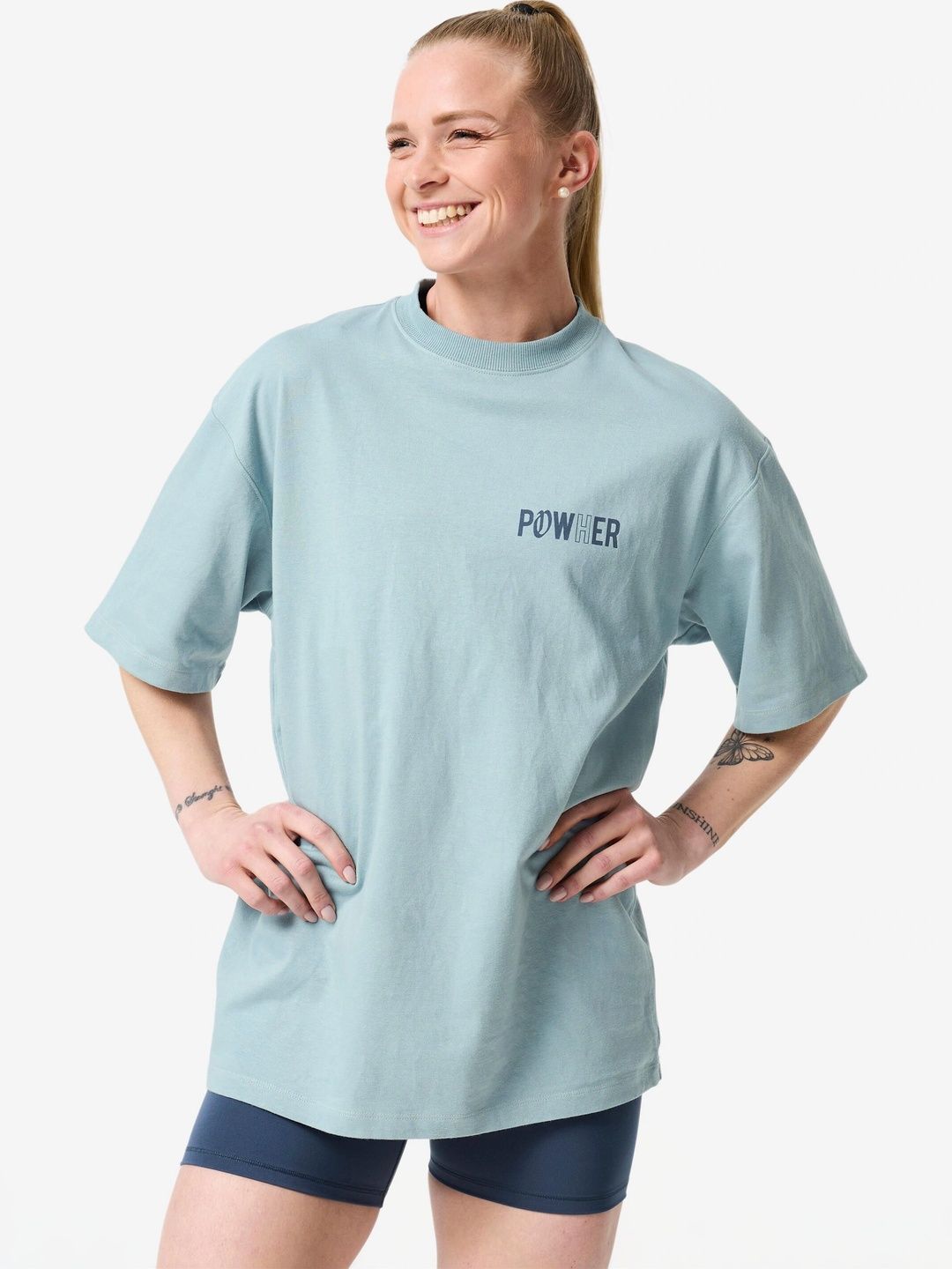 Decathlon Women Brand Logo Printed T-shirt-picture-41