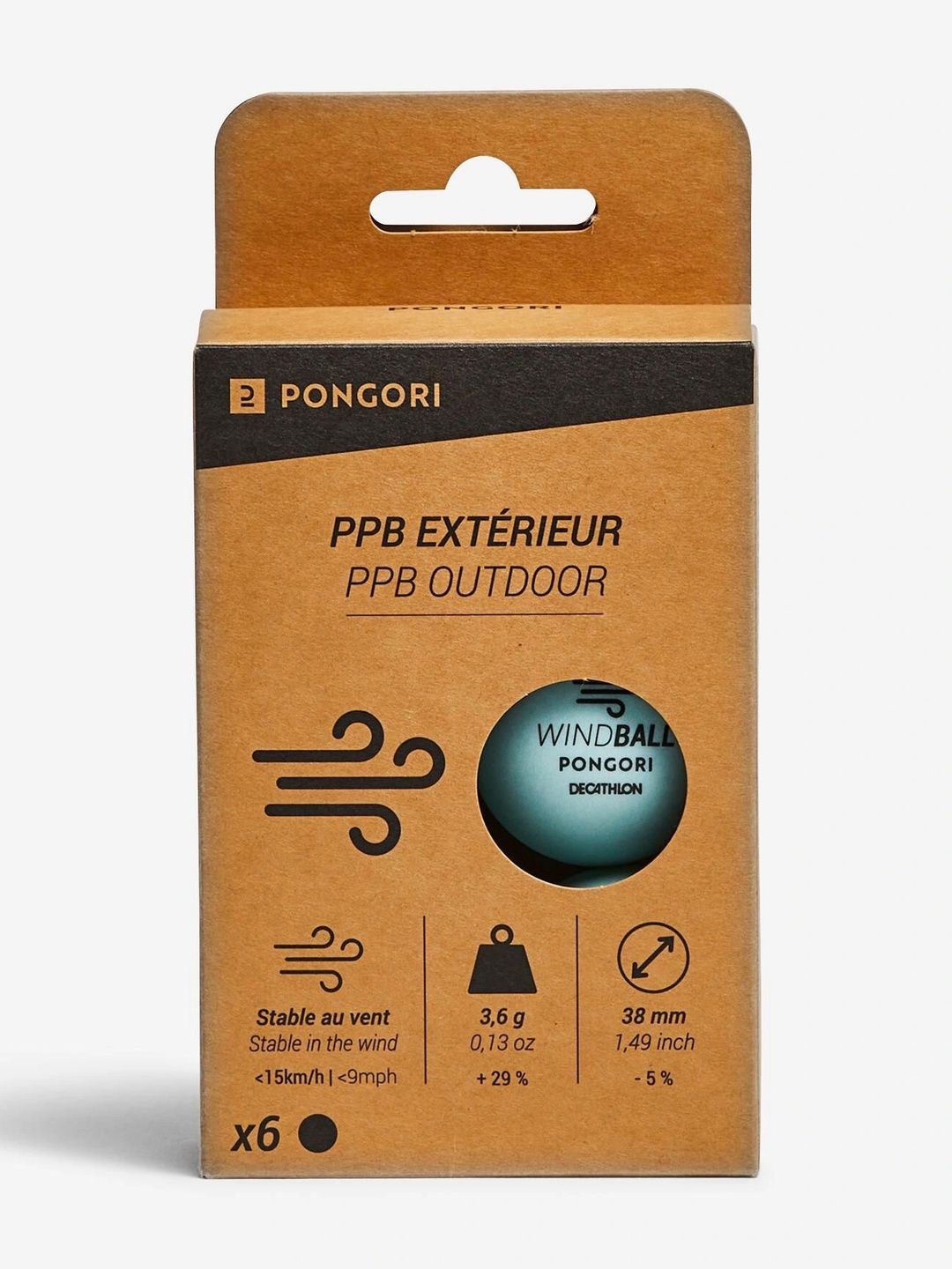 Decathlon Rubber Round Table Tennis Ball-image-3