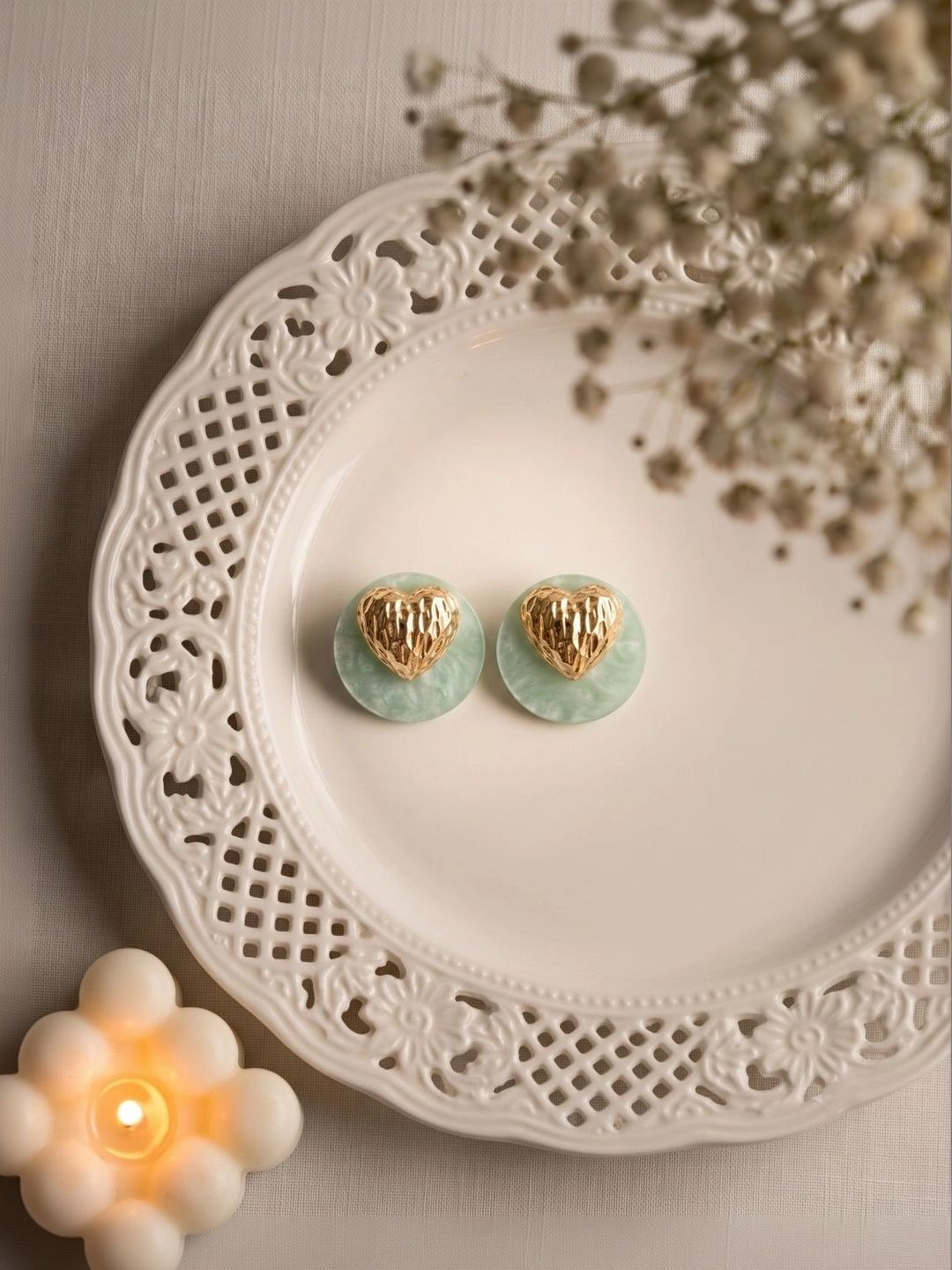 Manogya Jewels Heart Shaped Studs Earrings-picture-39