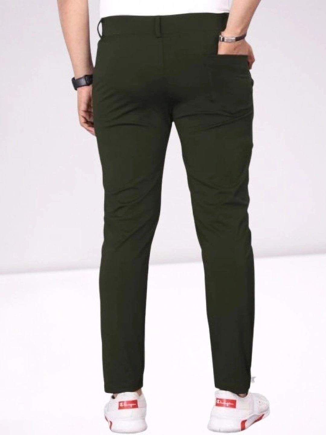 Nk staylish Men Smart Slim Fit Trousers-picture-56