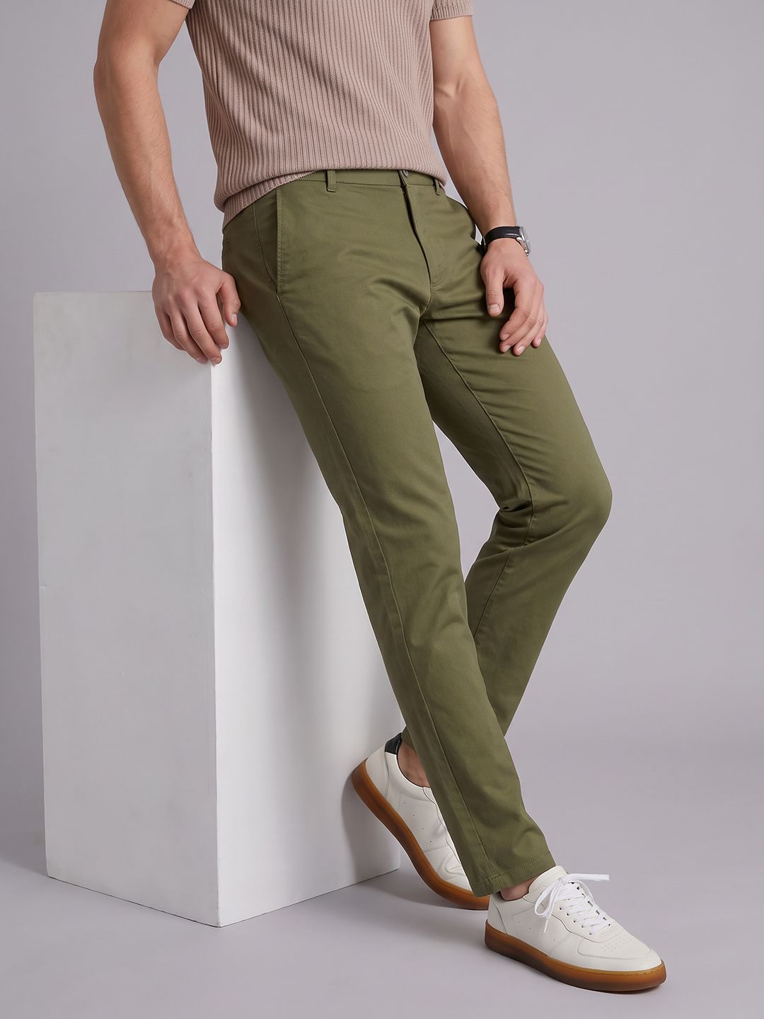 Arrow Sport Men Bronson Slim Fit Trousers-picture-37