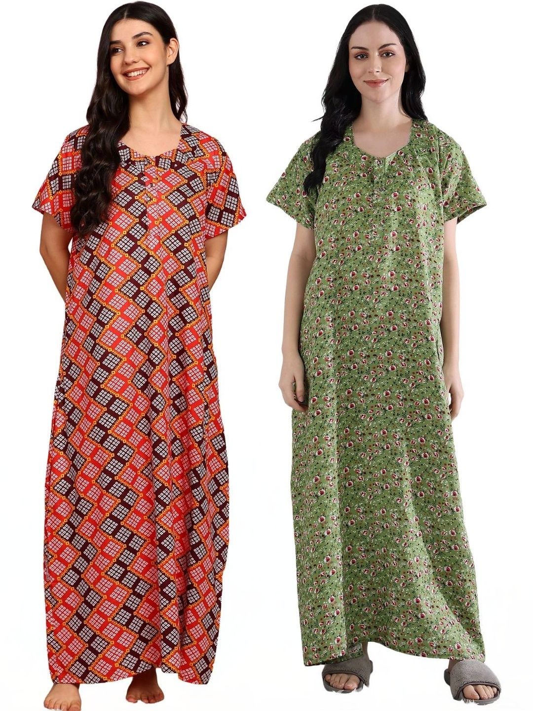 KBNBJ Printed Maxi Nightdress-picture-14