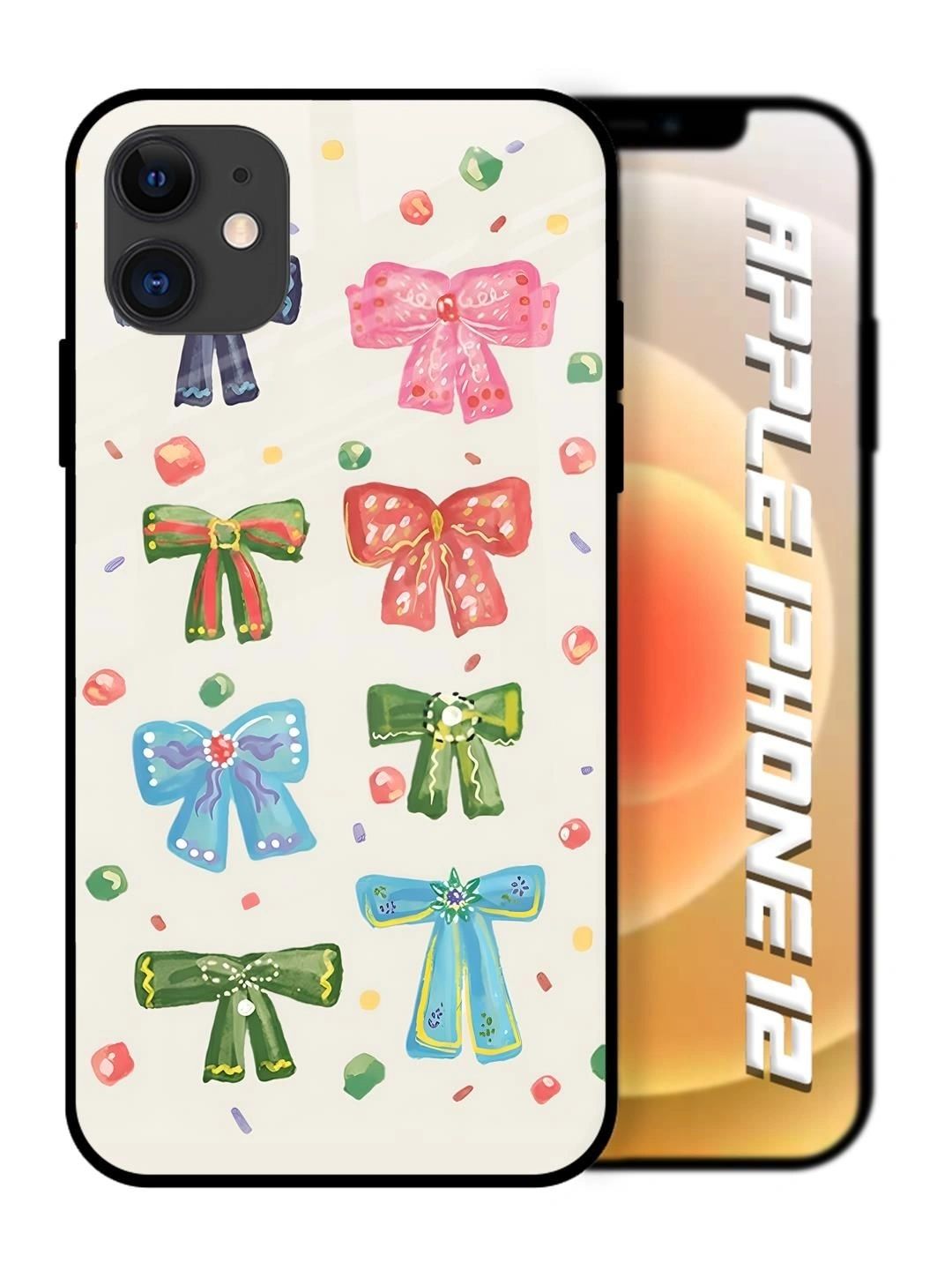 QRIOH Conversational Printed iPhone 12 Back Case Mobile Accessories-picture-44