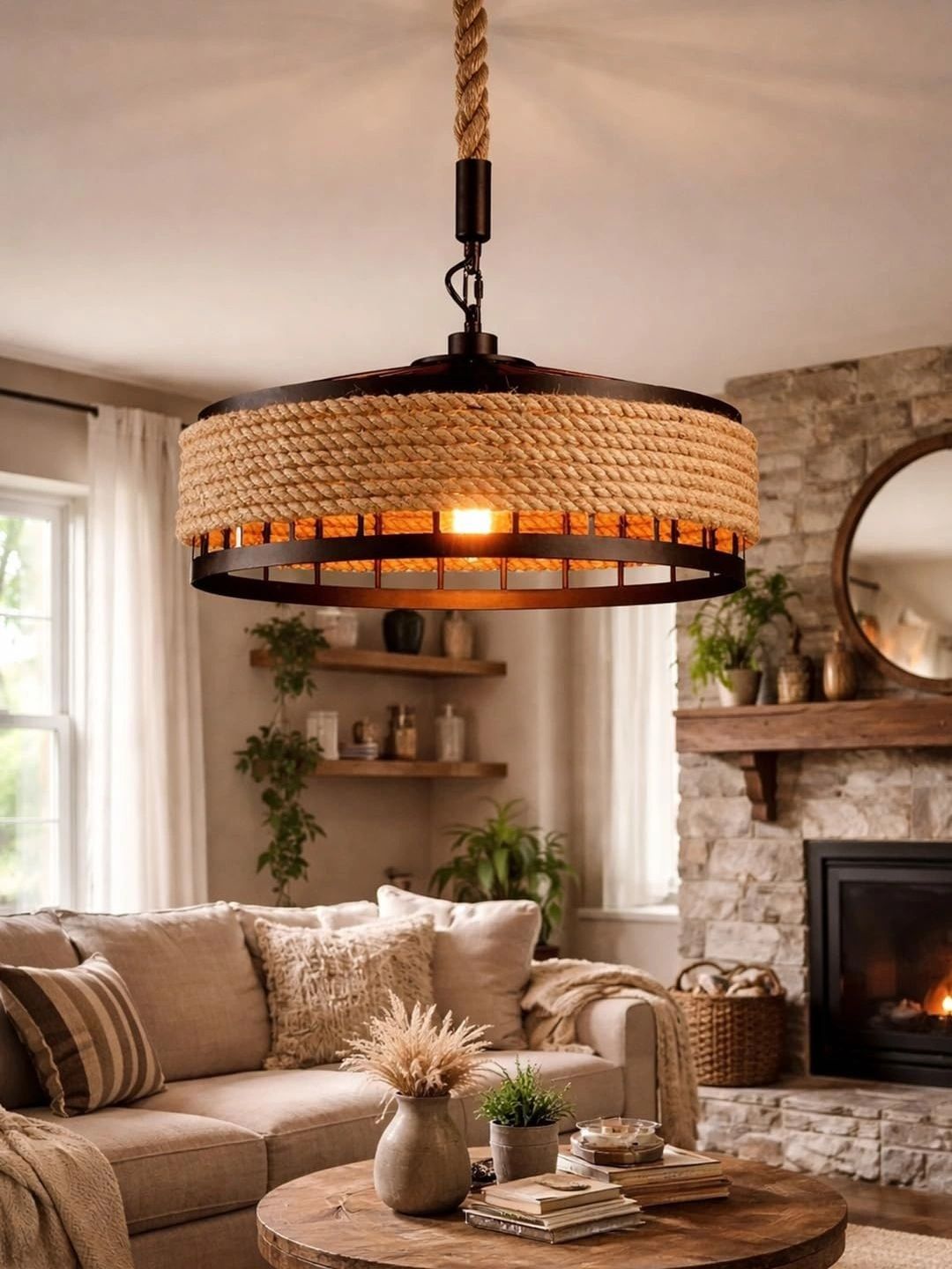 Decorcity Black Textured Ceiling Lamp-picture-43